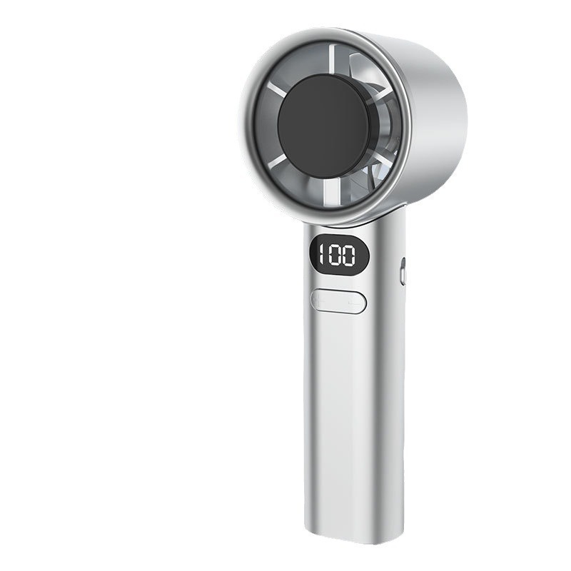 Portable Hand Fan , 120 Wind Speeds, Mini Bladeless Handheld Fan, USB Rechargeable Personal Highspeed Fans, Electric Eyelash Fan ﻿