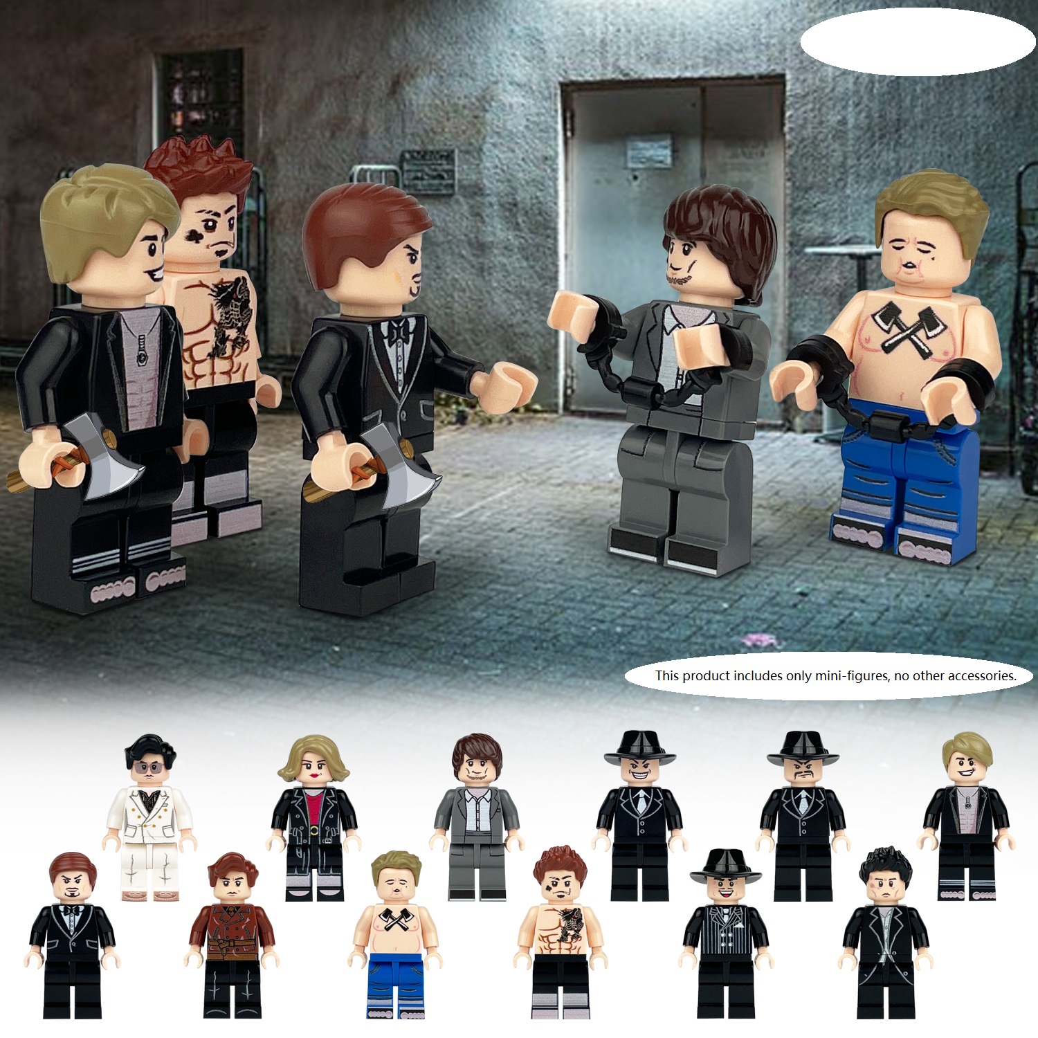 Action Mini Figures Young and Dangerous Collectible Series Movie Characters Building Blocks Role Play Toys Gifts for Kids