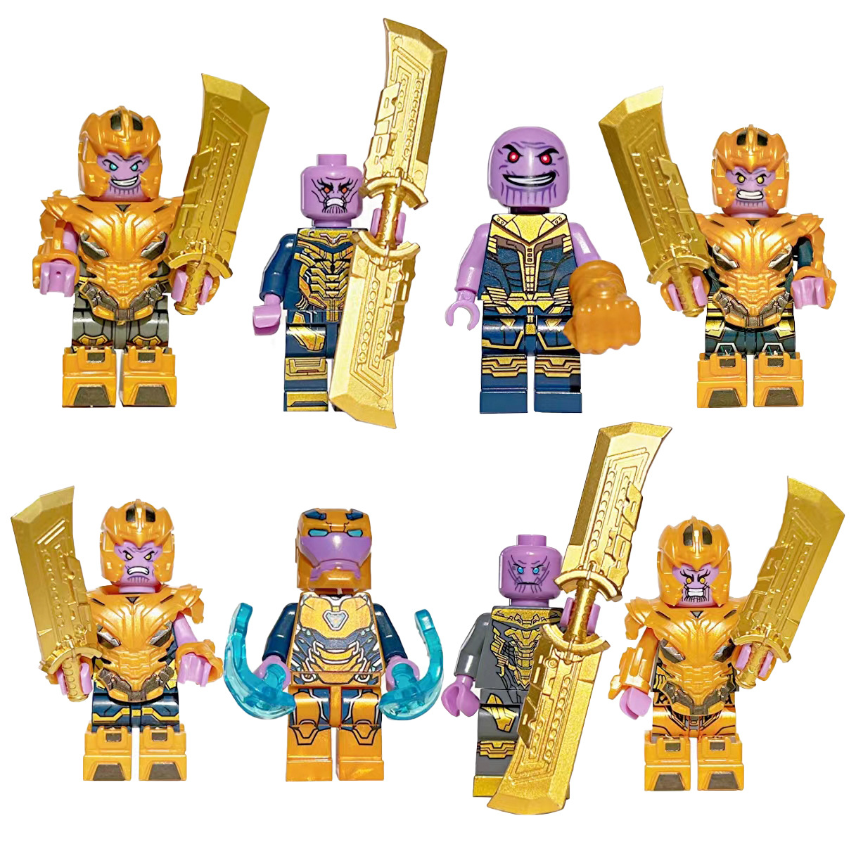 (Style B) Building Blocks Humanoid Dolls Toys Digital Action Figures Assembled Toys Crawler Children Educational Toys Dolls for Girls