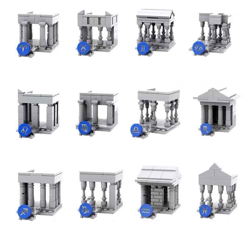 Holy Warrior Children Building Blocks Mini Action Figures Golden Warriors Athena Seiya Animation Toys Children Day Gifts