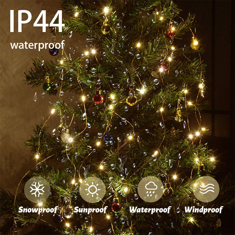(Cool White)  Branch Lights 600LED Solar Power String Lights Christmas Decoration Outdoor Waterfall Lights Indoor Curtain LED Lamp decor