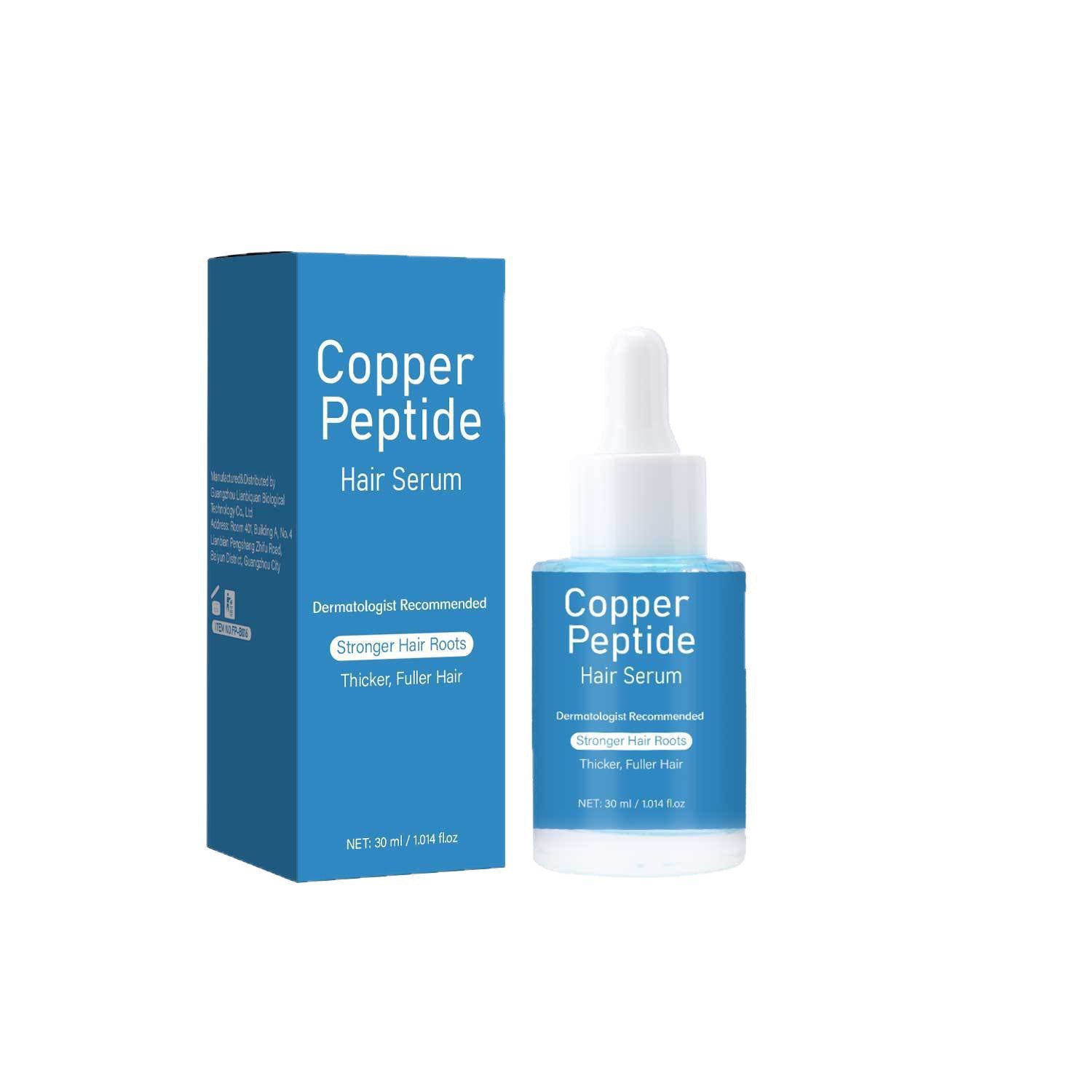 Copper Peptide Hair Essence For Smoothing Thickening Strengthening And Hair Loss Defense Treatment Oil