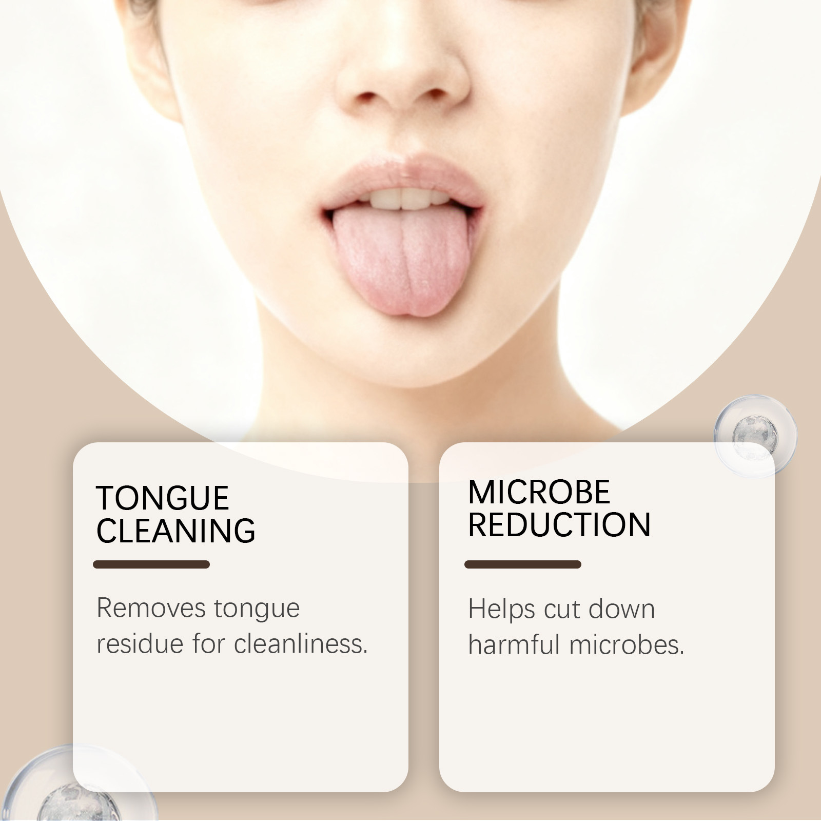 U Shaped Tongue Scraper For Gentle Odor Removal Fresh Breath Daily Oral Hygiene Durable Portable Dental Cleaning Tool