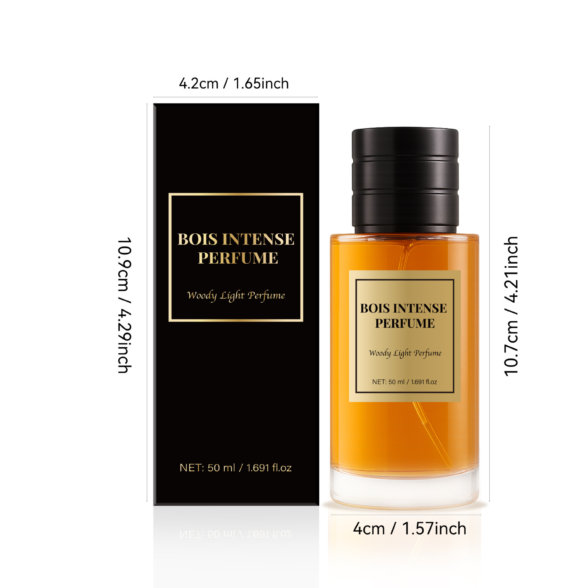 Bois Intense Perfume Woody Scent Long Lasting Warm Fragrance For Daily Wear Evening And Gift Giving 50ml