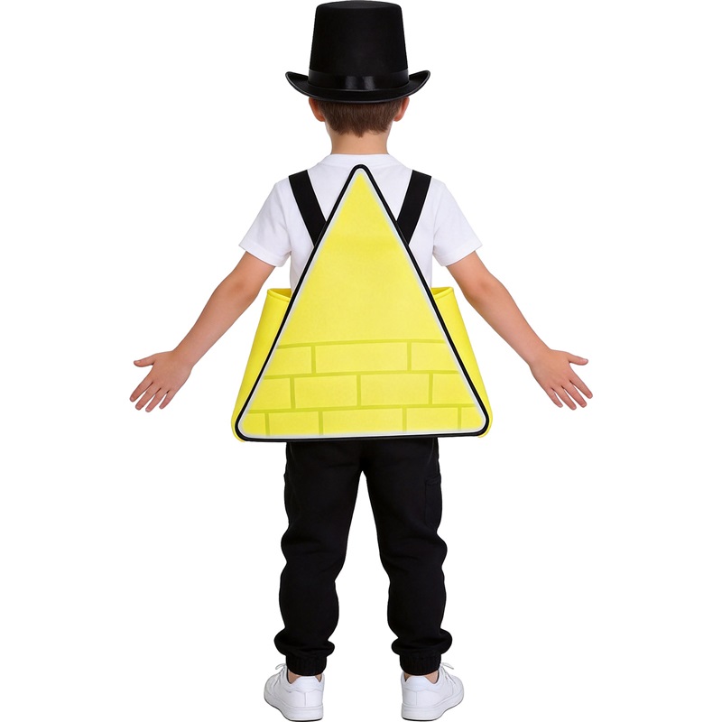 (Bill Safer-Bill Safer) Bill Cipher Cosplay Costume Gravity Falls Kids Role Play Outfit Halloween Stage Performance Apparel