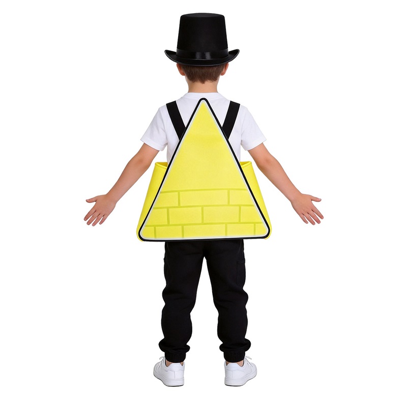 (Bill Safer-Bill Safer) Bill Cipher Cosplay Costume Gravity Falls Kids Role Play Outfit Halloween Stage Performance Apparel