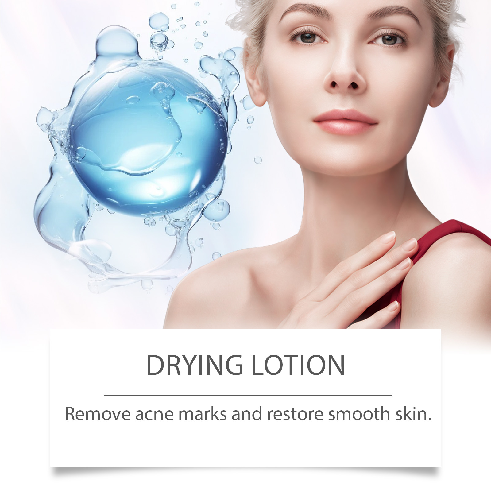 Acne Care Liquid Moisturizing Hydrating Softening Target Blemishes Refining Pores Facial Skin Essence