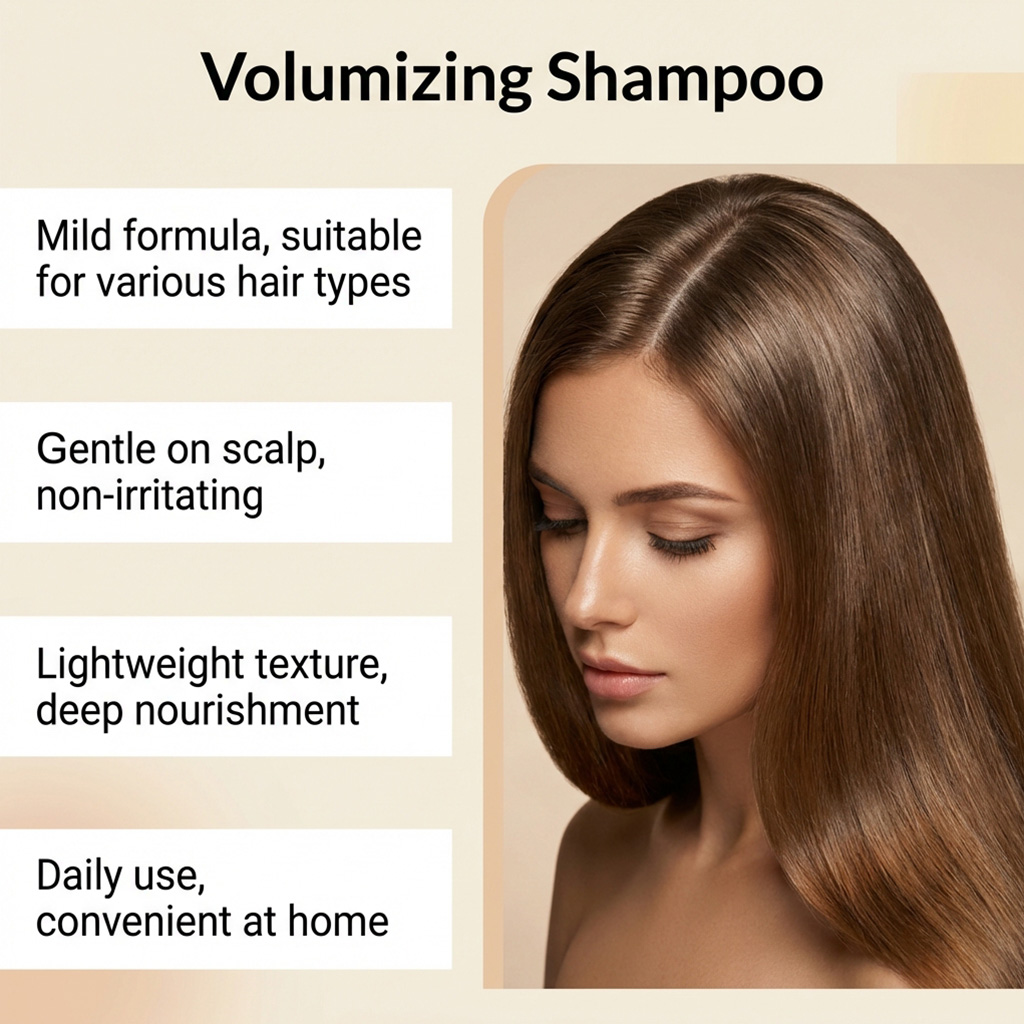 Shampoo Red Onion Lightweight Nourishing Cleansing Mild Oil Control Fluffy Refreshing Comfortable Hair Care For All Strands
