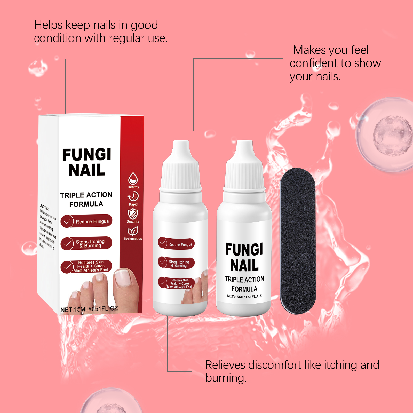 Nail Care Drops Nourish Moisturize Shine Harden Mild Clean Comfort Repair Protect Cuticle Finger Toe