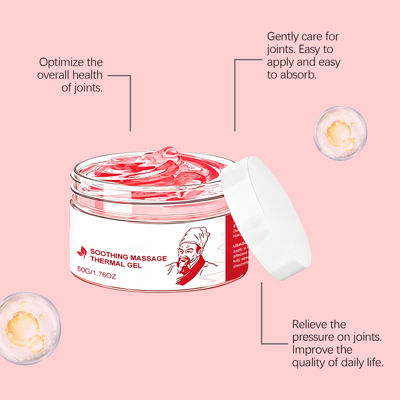 Joint Care Gel Mild Formula Gentle Absorption External Massage Care Knee Shoulder Neck Hand Elbow Joint Skin