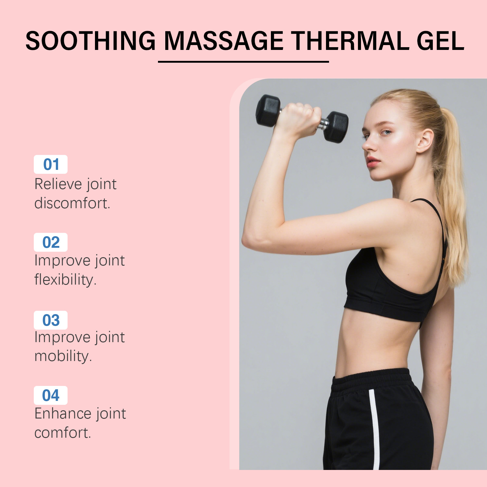 Joint Care Gel Mild Formula Gentle Absorption External Massage Care Knee Shoulder Neck Hand Elbow Joint Skin