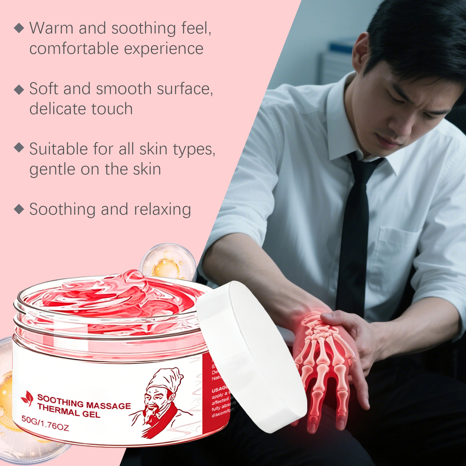 Joint Care Gel Mild Formula Gentle Absorption External Massage Care Knee Shoulder Neck Hand Elbow Joint Skin