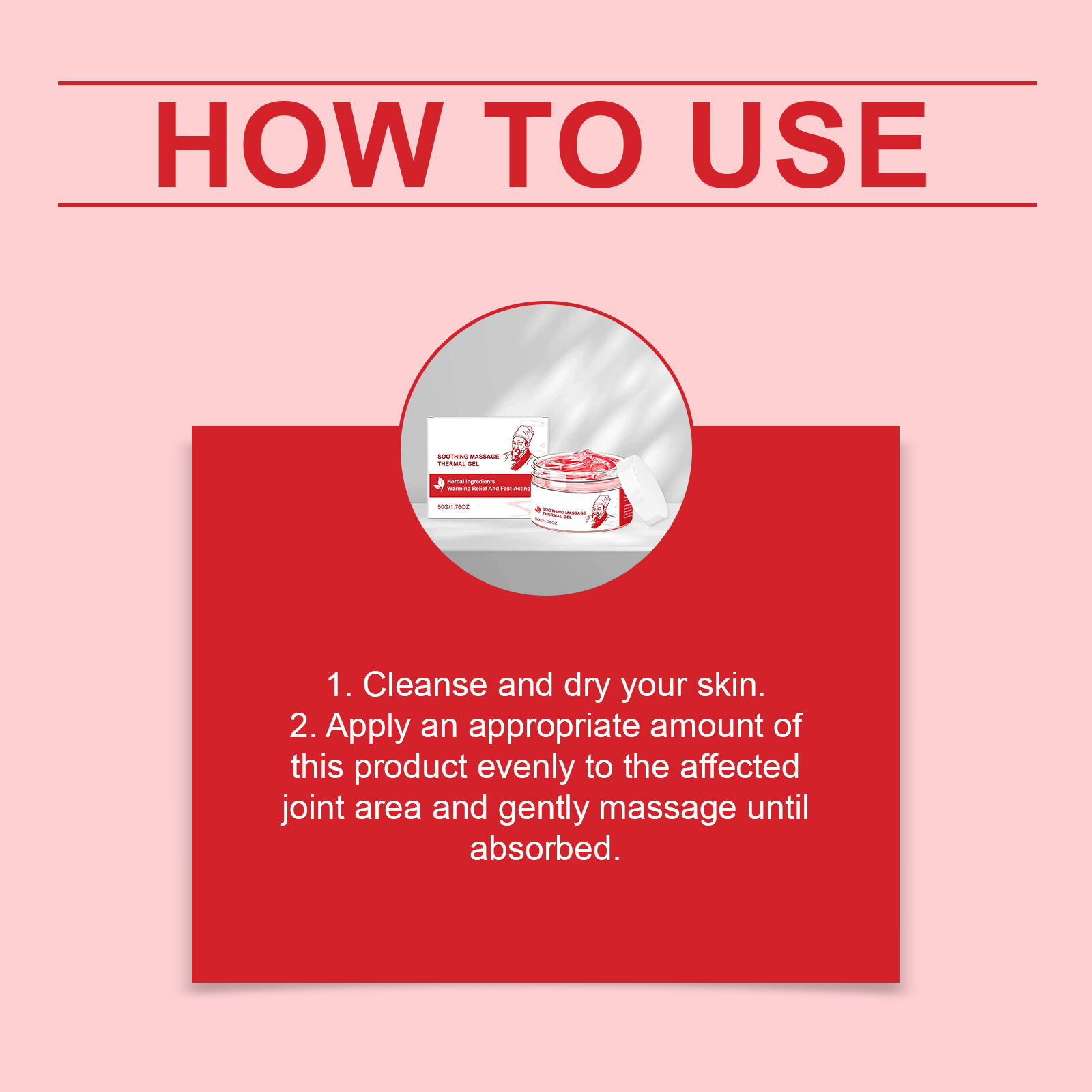 Joint Care Gel Mild Formula Gentle Absorption External Massage Care Knee Shoulder Neck Hand Elbow Joint Skin