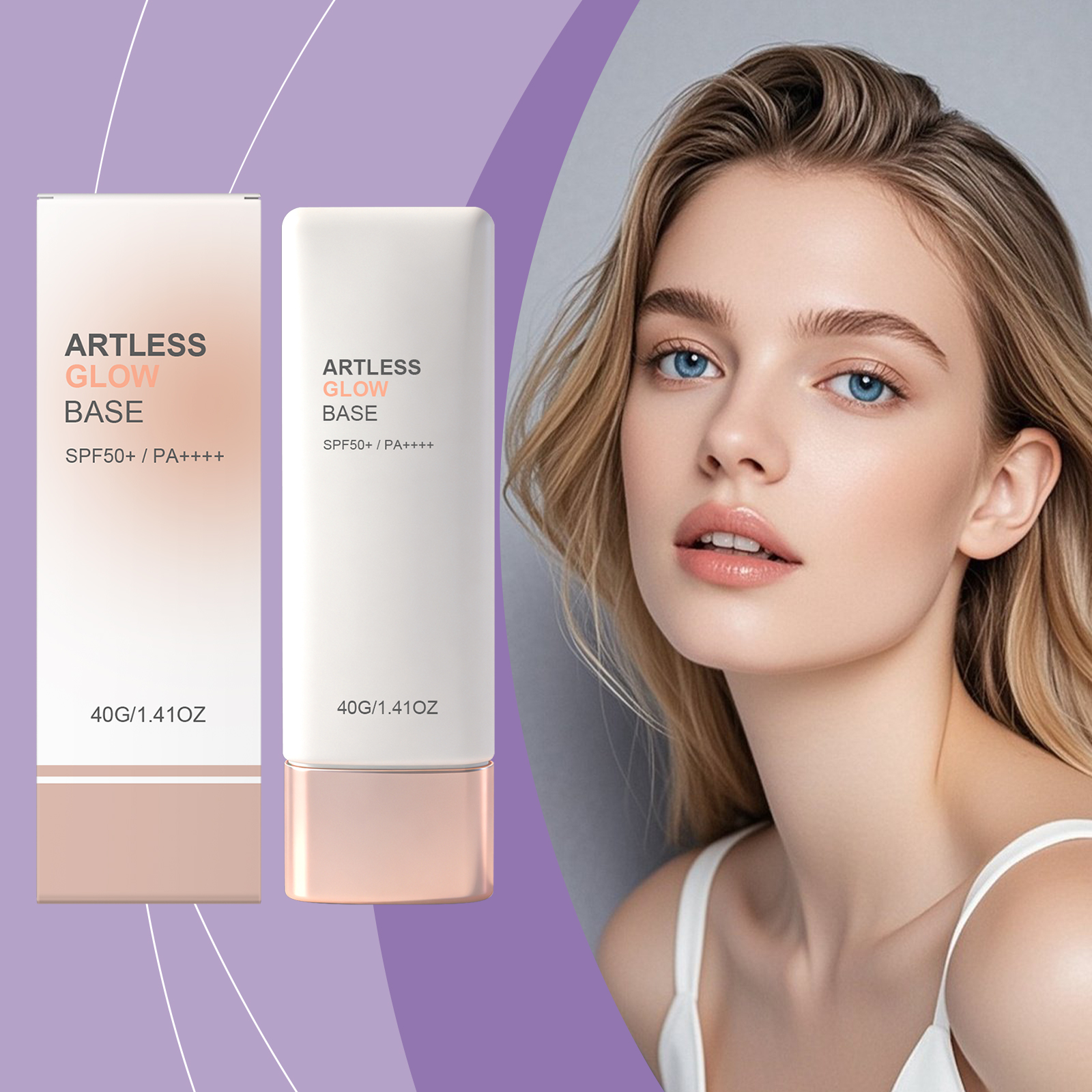 Brightening Sunscreen Primer Lotion Daily Natural Sheer Fit Light Protective Base For All Skin Types Facial Makeup Underlay