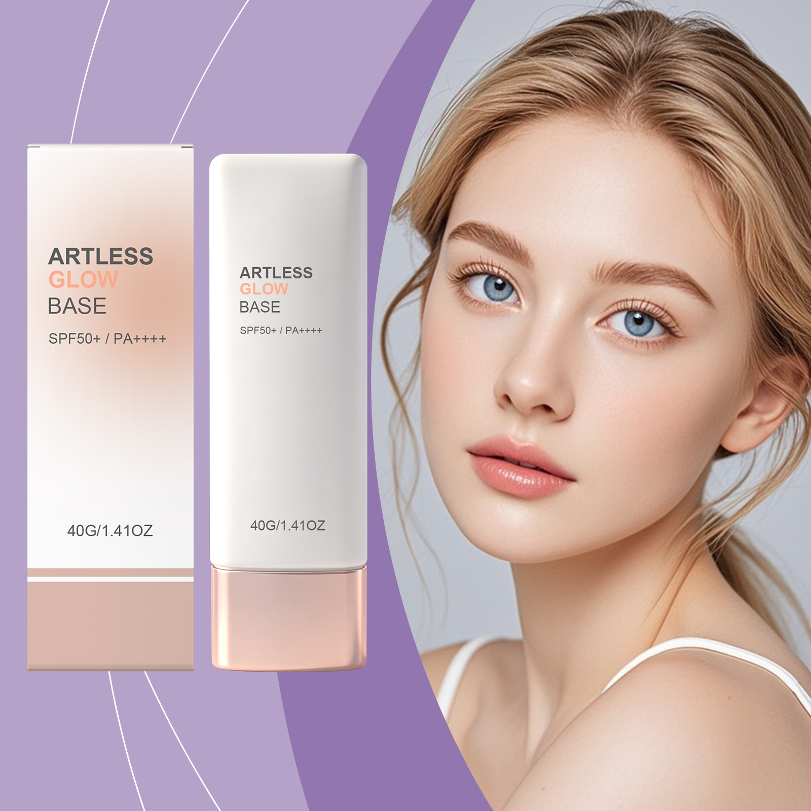 Brightening Sunscreen Primer Lotion Daily Natural Sheer Fit Light Protective Base For All Skin Types Facial Makeup Underlay