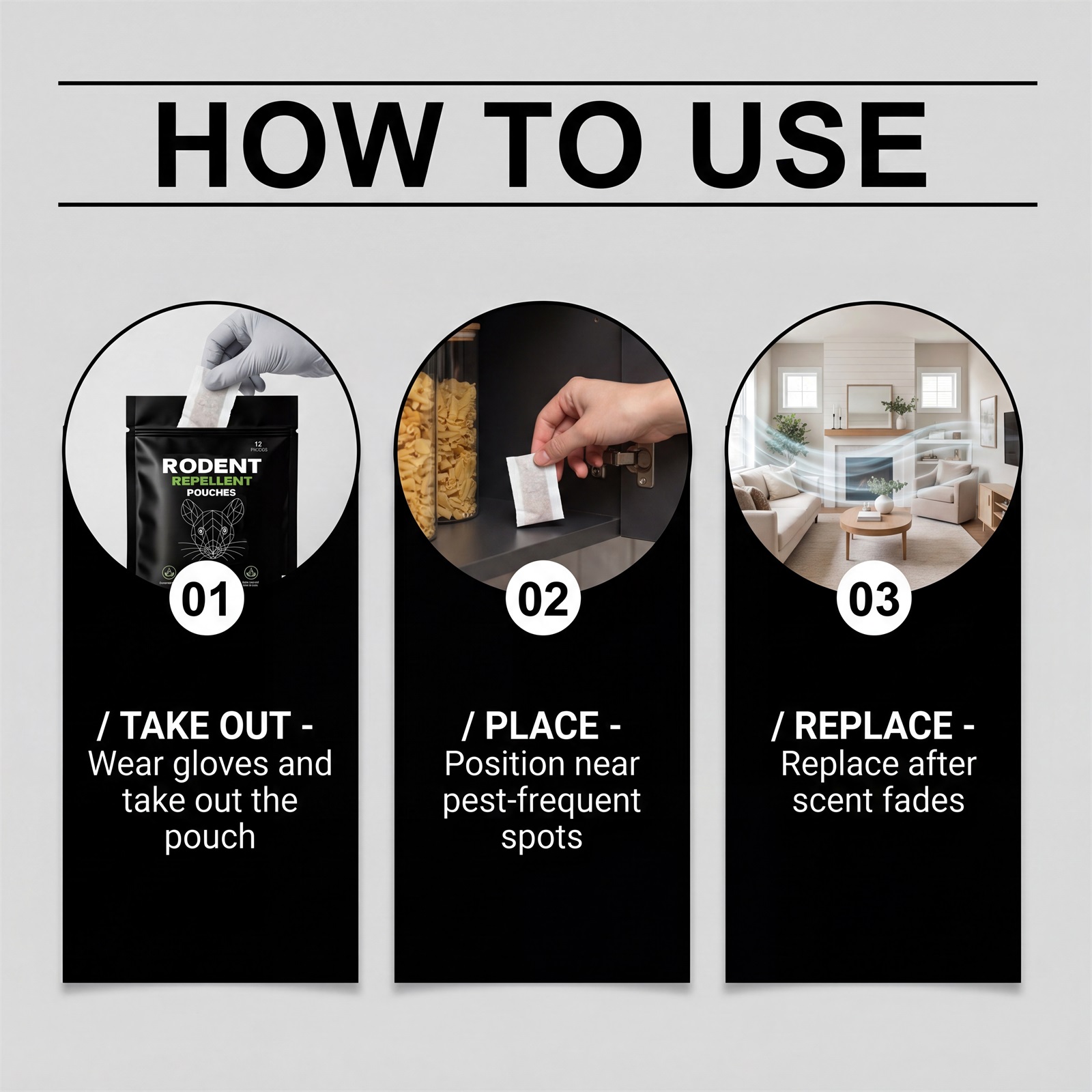 Rodent Repellent Daily Household Convenient Repelling Supply Indoor Outdoor Family Terrace Multi Space Applicable
