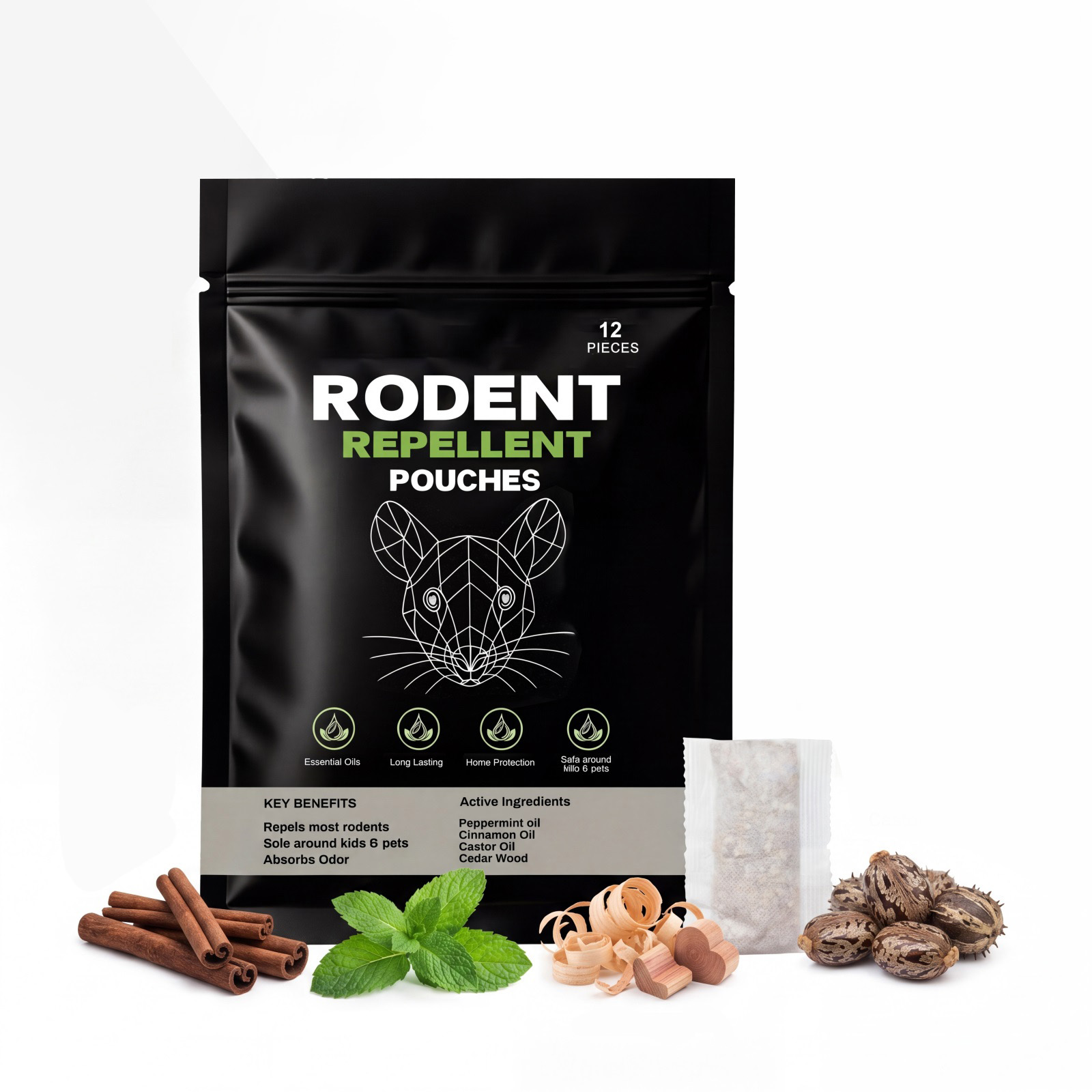 Rodent Repellent Daily Household Convenient Repelling Supply Indoor Outdoor Family Terrace Multi Space Applicable