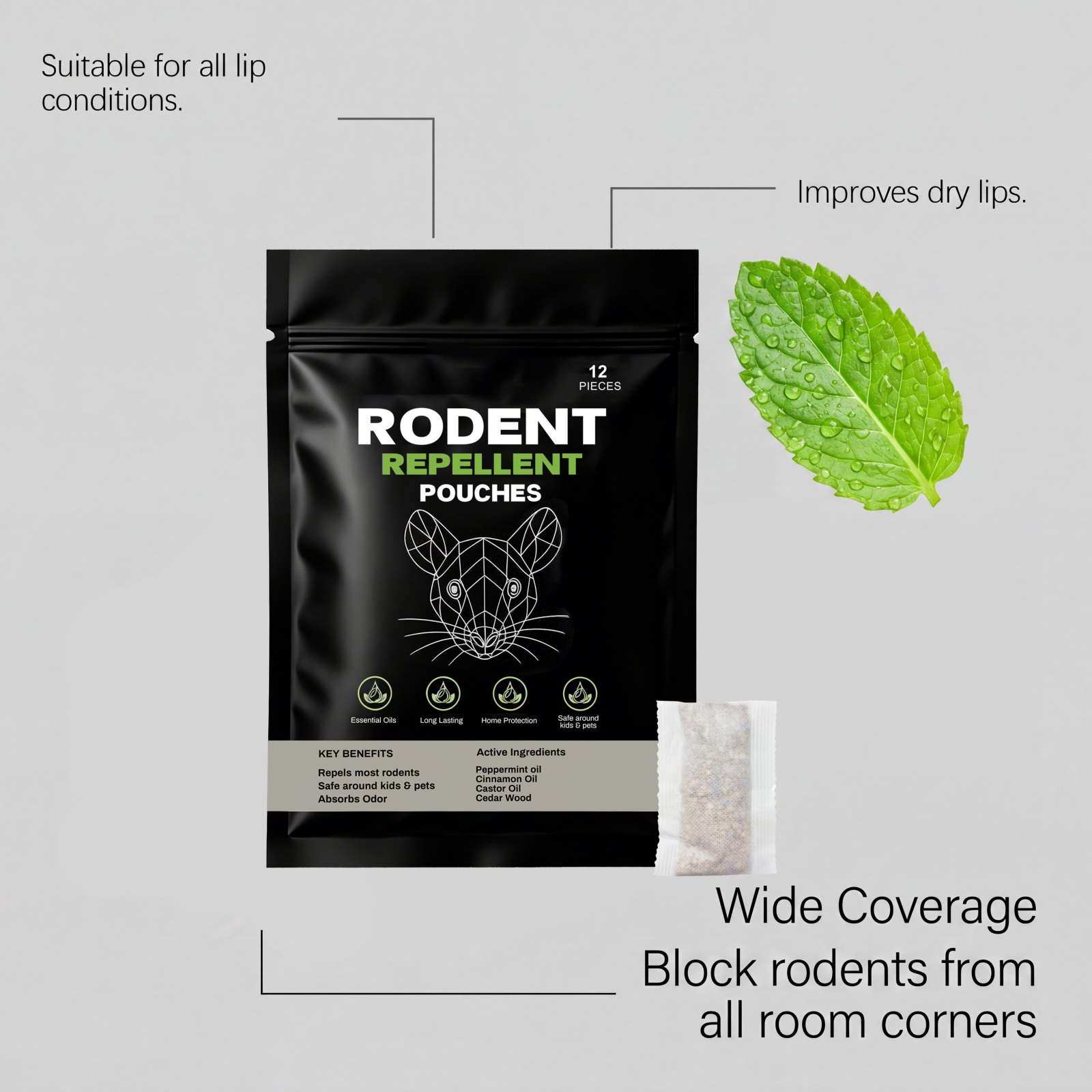 Rodent Repellent Daily Household Convenient Repelling Supply Indoor Outdoor Family Terrace Multi Space Applicable