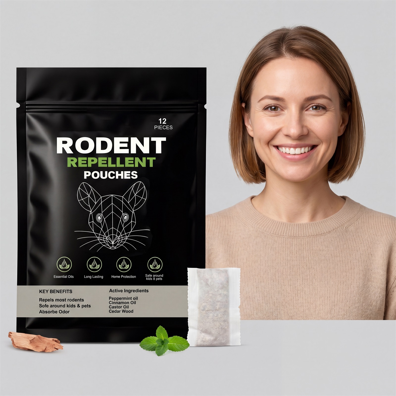 Rodent Repellent Daily Household Convenient Repelling Supply Indoor Outdoor Family Terrace Multi Space Applicable