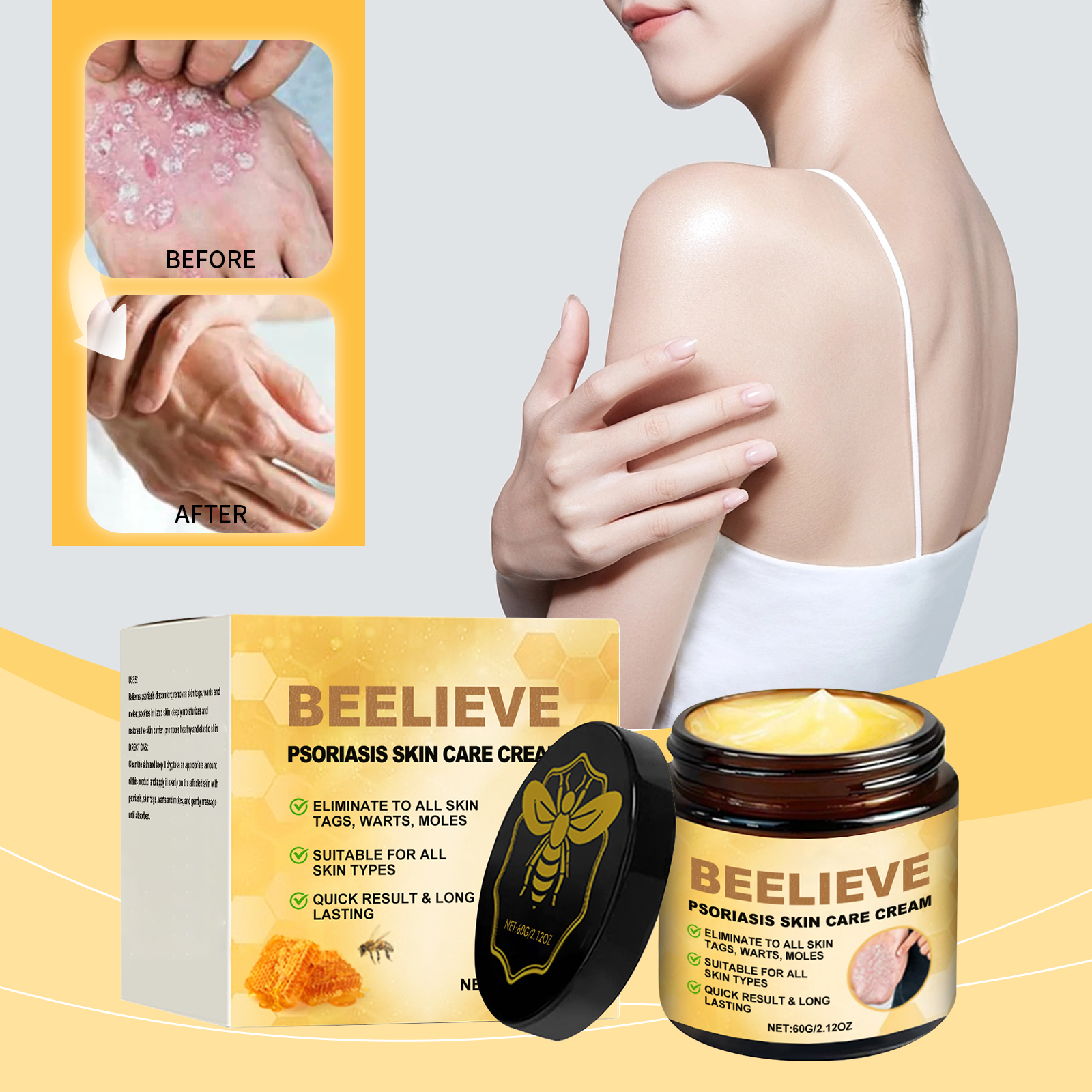 Skin Care Cream Gentle Massage Deep Moisturizing Nourishing Protect Soft Smooth Apply On Body Skin Surface