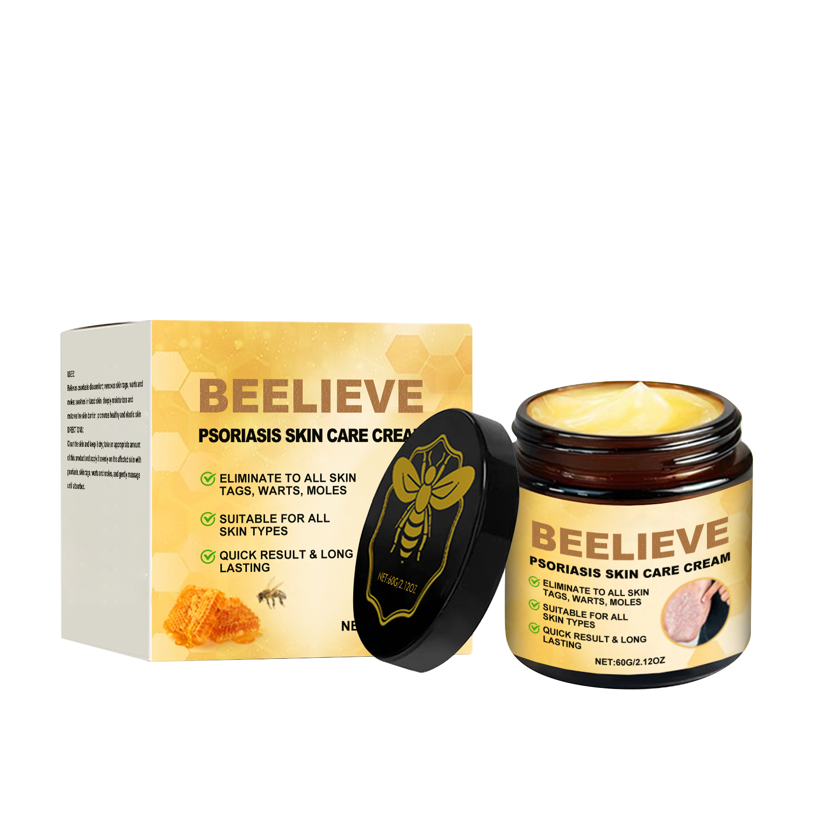 Skin Care Cream Gentle Massage Deep Moisturizing Nourishing Protect Soft Smooth Apply On Body Skin Surface