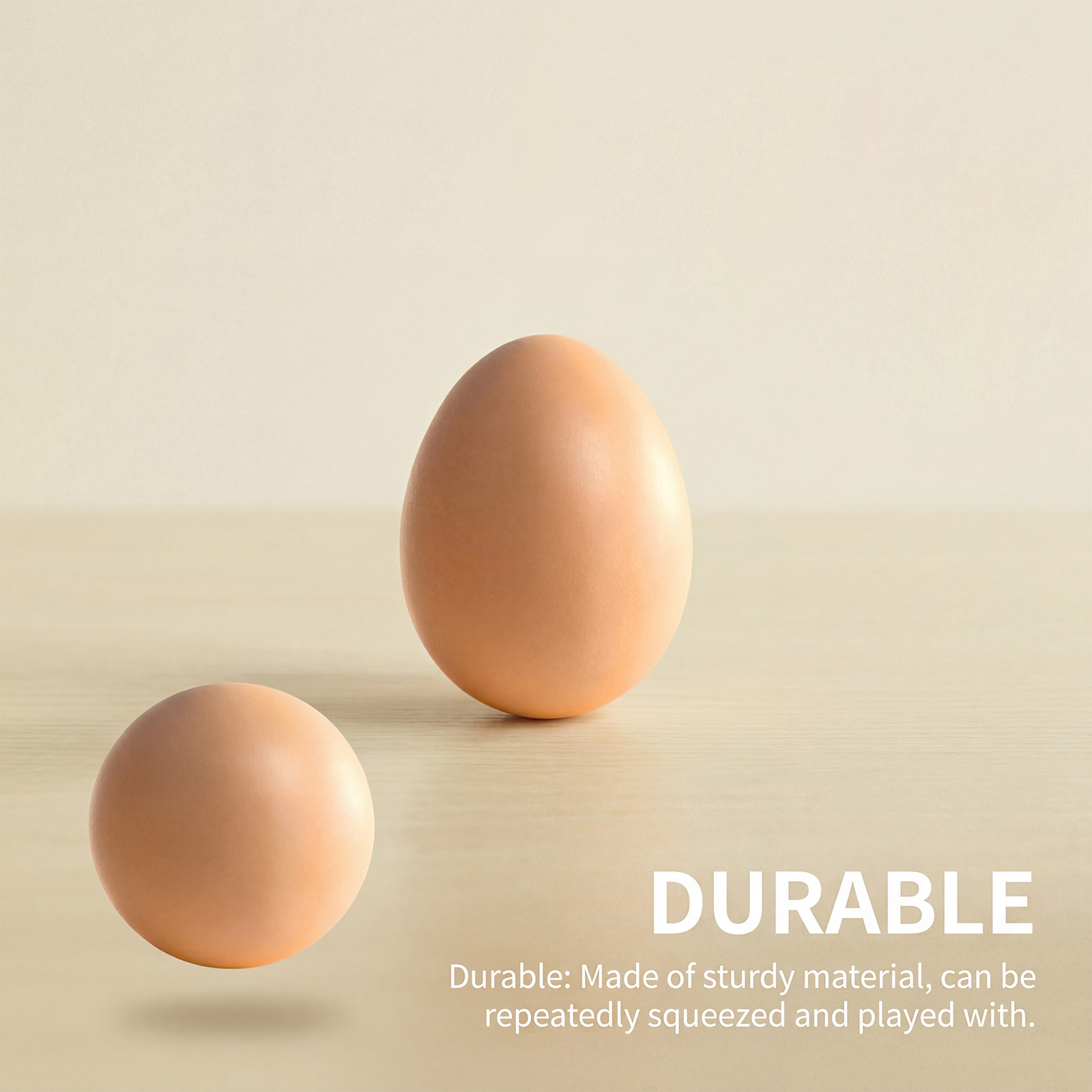 Simulated Egg Squeeze Toy Soft Texture Soft Hand Feel Lovely Shape Fun Stress Relief Plaything For Daily Relaxation Entertainment