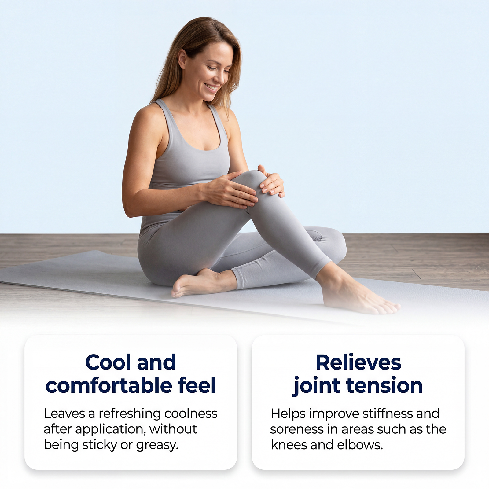 Cool Massage Gel Comfort Mild Easy Apply External Daily Convenient Care Elbow Knee Joint