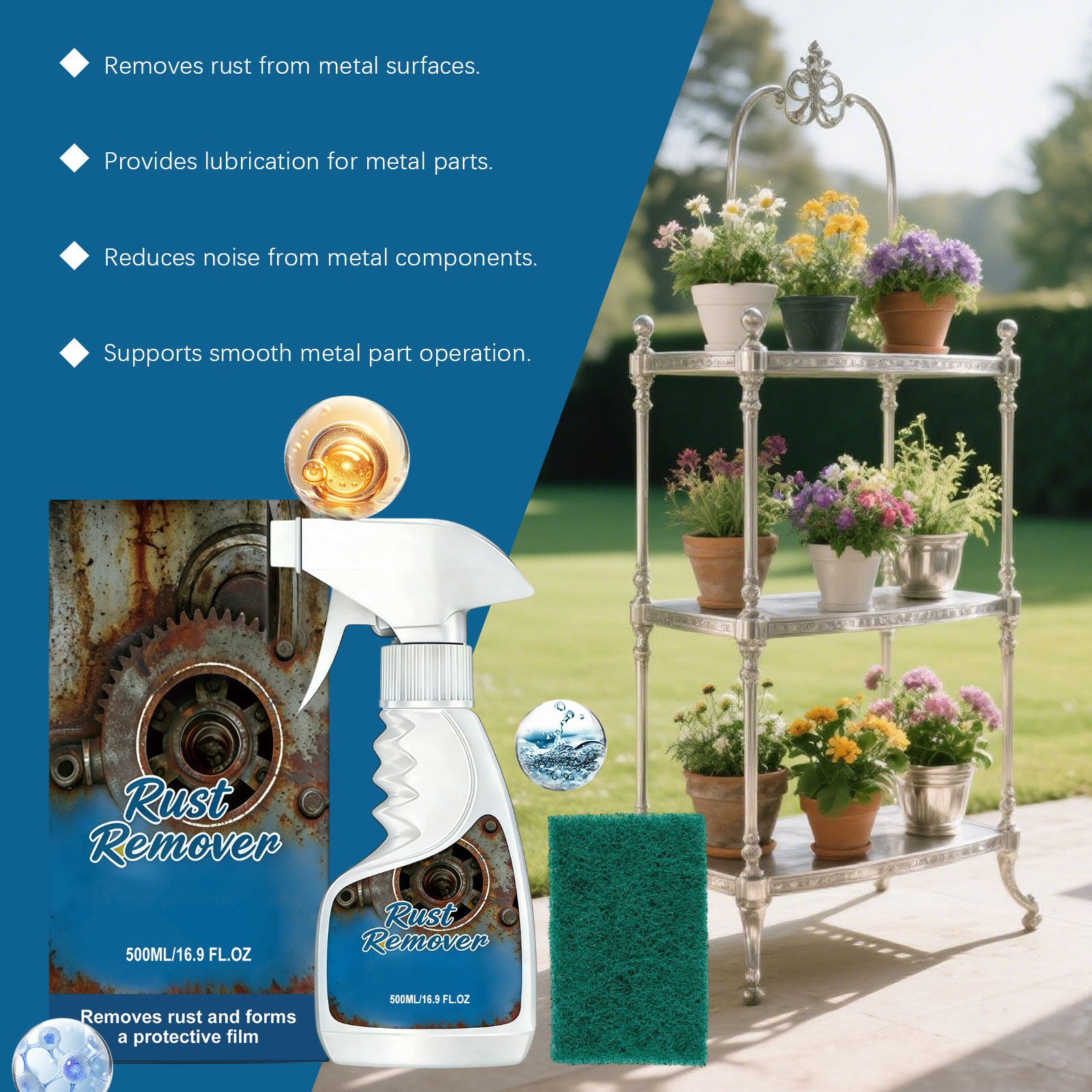 Multi Purpose Stain Rust Remover Clean All Kinds Rusty Dirt Surfaces