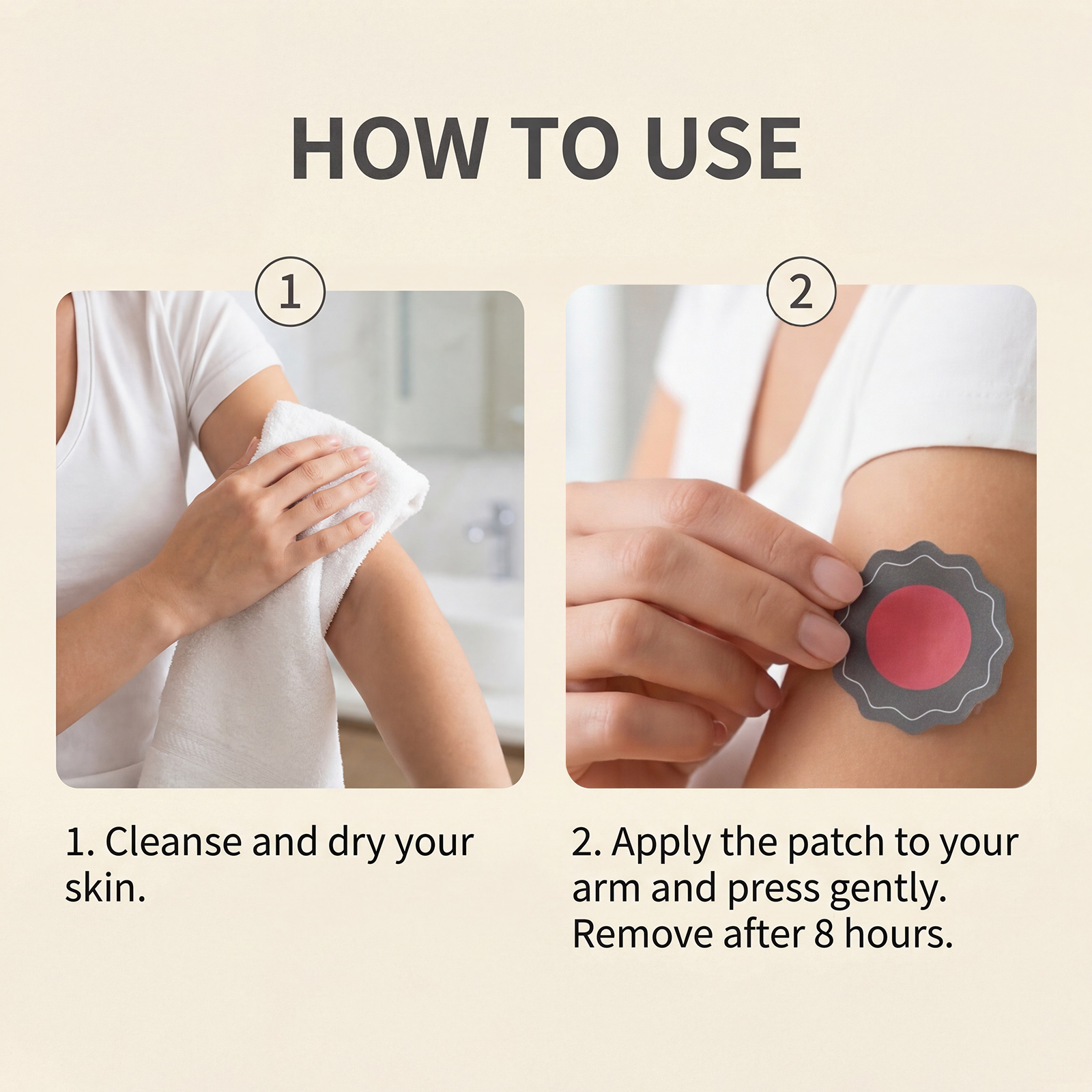Body Care Patch Highlight Body Curve Protect Skin Lightweight Breathable External Easy Use Human Skin