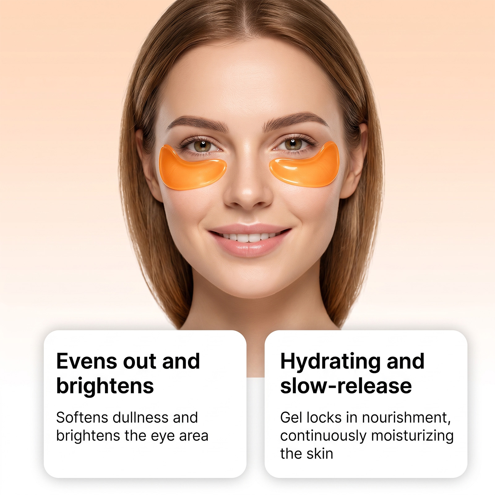 Turmeric Vitamin Jelly Eye Mask Gel Fit Eye Contour Daily Moisturize Nourish Periocular Skin Care