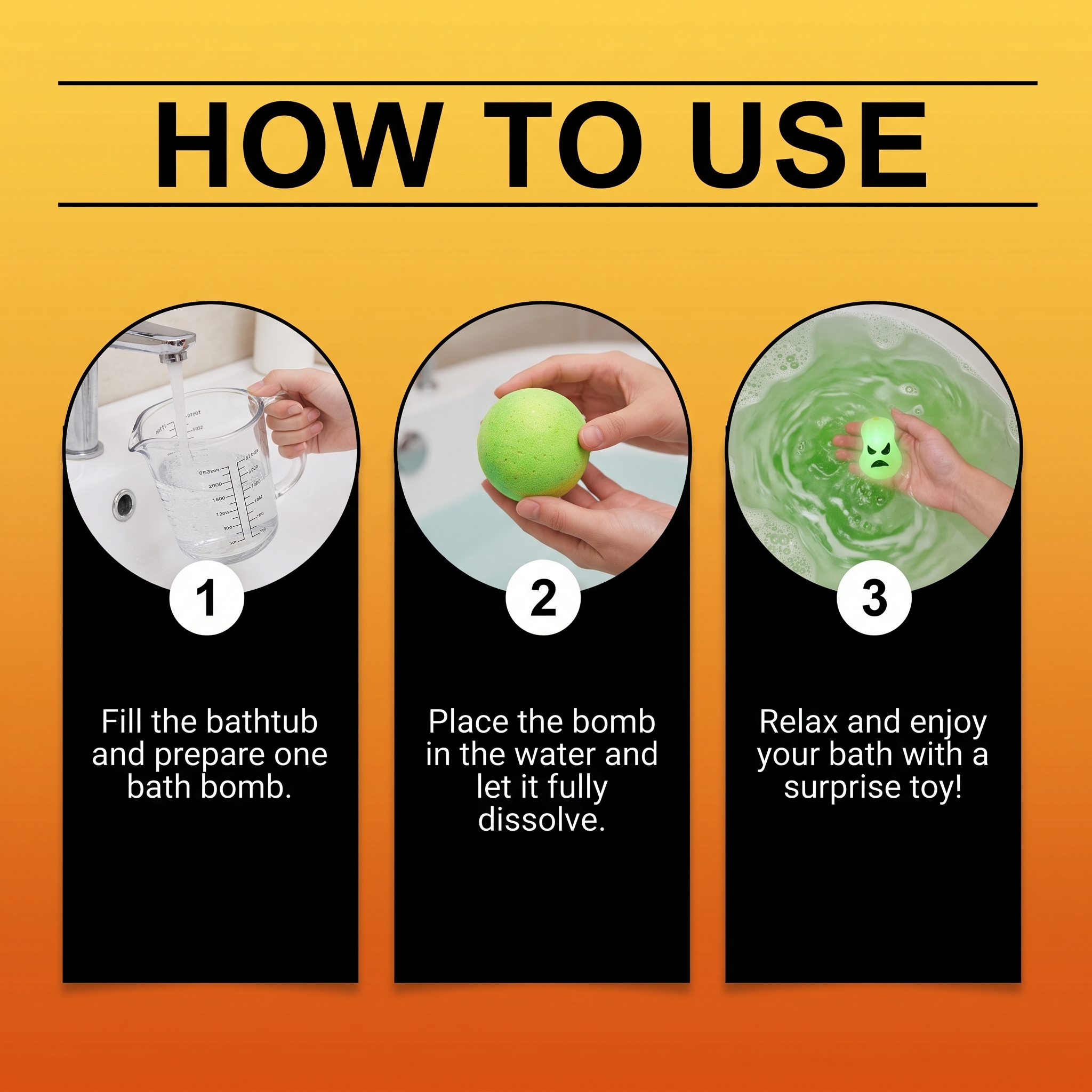 Halloween Toy Bath Ball Fun Colorful Daily Refreshing Mild Moisturizing Cleansing Body Skin Bath Sphere