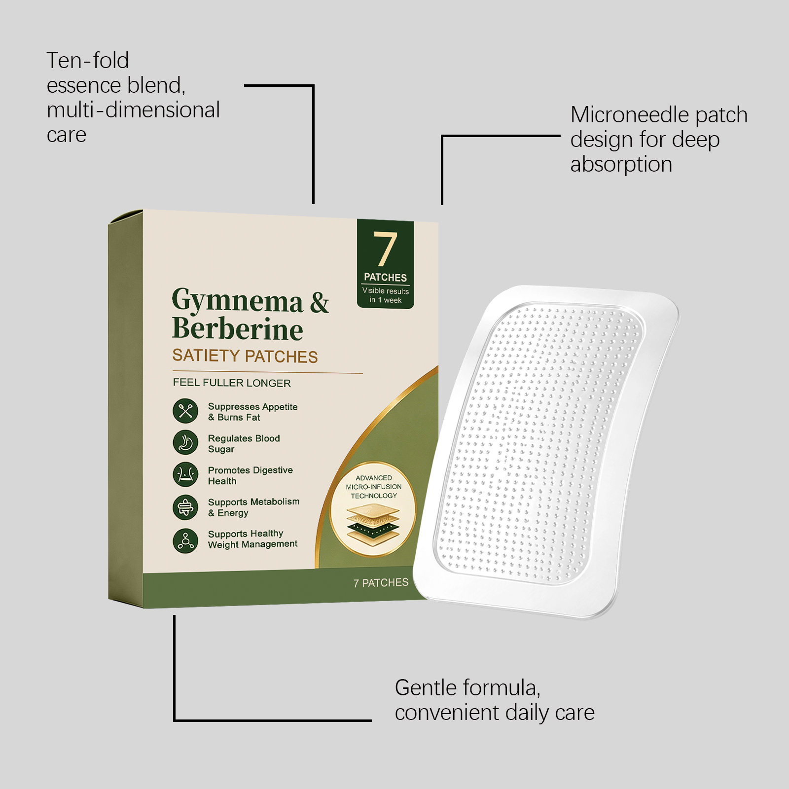 Body Care Patch Gentle Daily Care Whole Skin Light Body Lines Comfortable Breathable Nursing Sticker