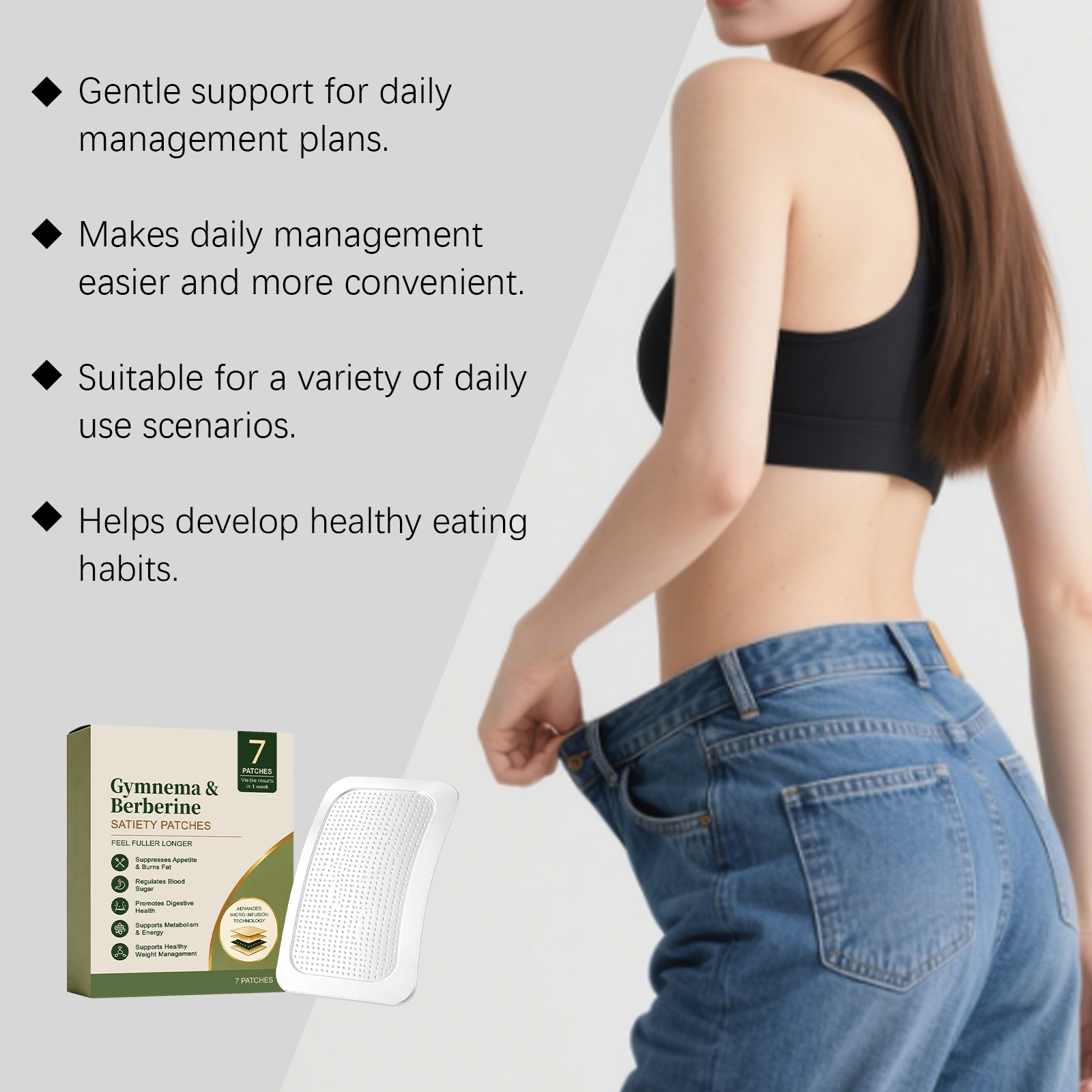 Body Care Patch Gentle Daily Care Whole Skin Light Body Lines Comfortable Breathable Nursing Sticker