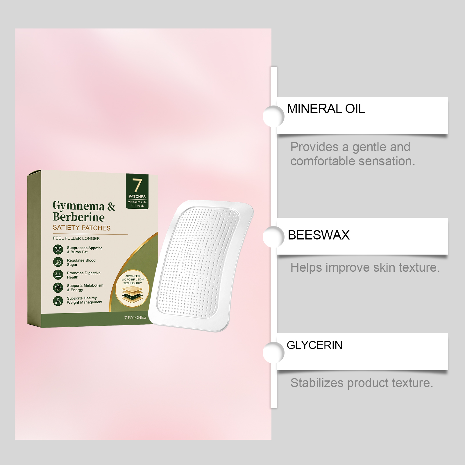 Body Care Patch Gentle Daily Care Whole Skin Light Body Lines Comfortable Breathable Nursing Sticker