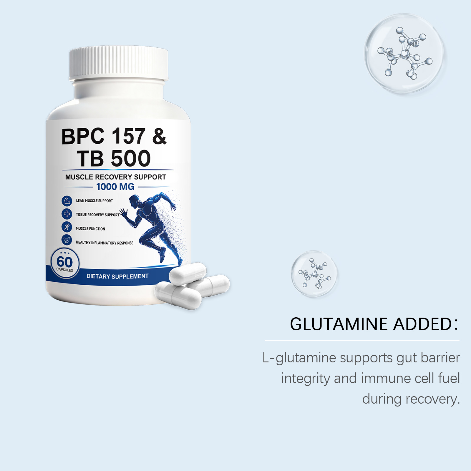 Muscle Care Support Capsule Joint Muscle Post Workout Gentle Care Muscle Protein Nutrition Capsule