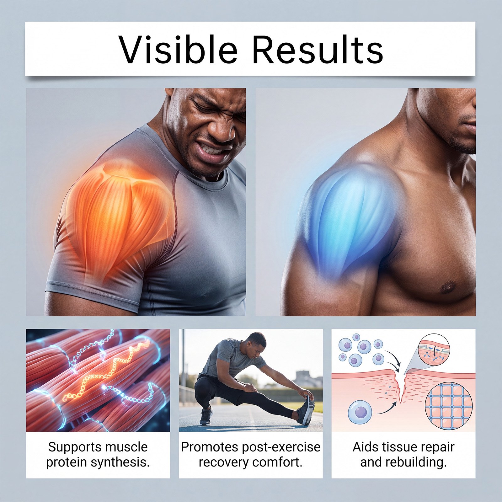 Muscle Care Support Capsule Joint Muscle Post Workout Gentle Care Muscle Protein Nutrition Capsule