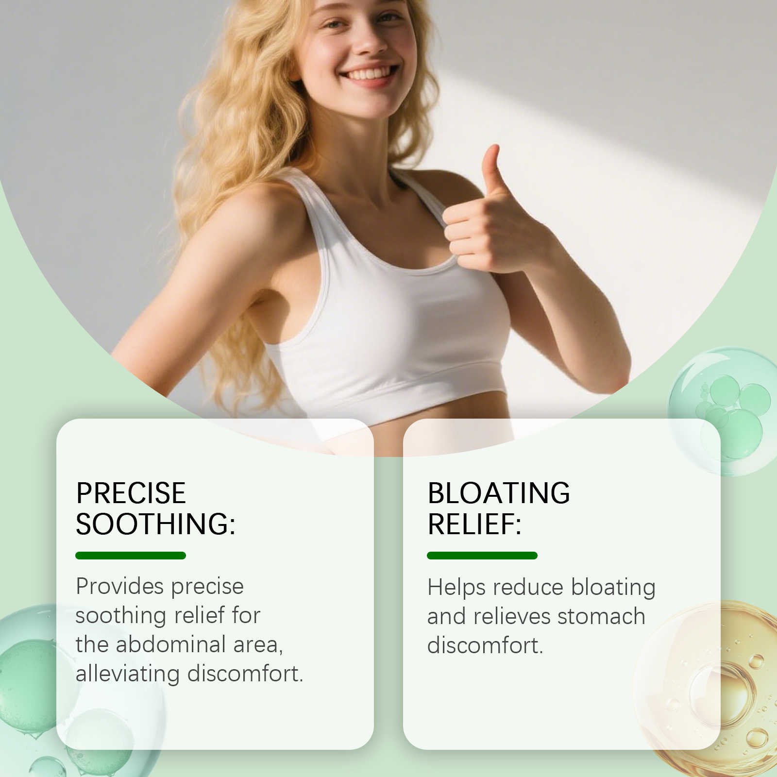 Abdominal Care Cream Daily Mild Soft Moisturize Abdominal Skin Protect Abdominal Discomfort Gentle Smear Care
