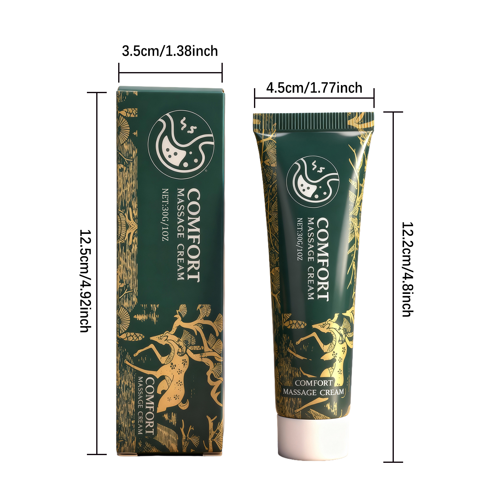 Abdominal Care Cream Daily Mild Soft Moisturize Abdominal Skin Protect Abdominal Discomfort Gentle Smear Care