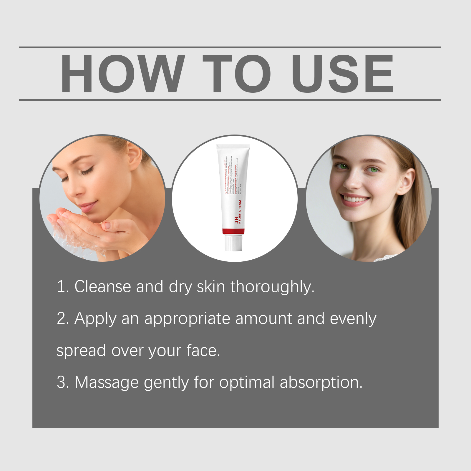 Centella Asiatica Care Cream Refreshing Hydrating Facial Skin Moisturizing Daily Face Lotion