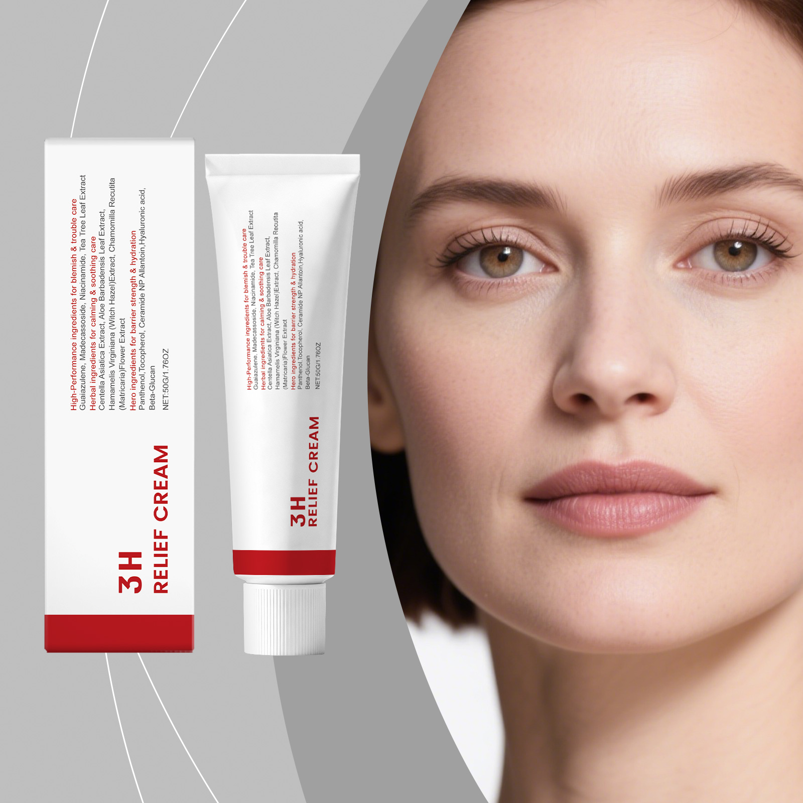 Centella Asiatica Care Cream Refreshing Hydrating Facial Skin Moisturizing Daily Face Lotion