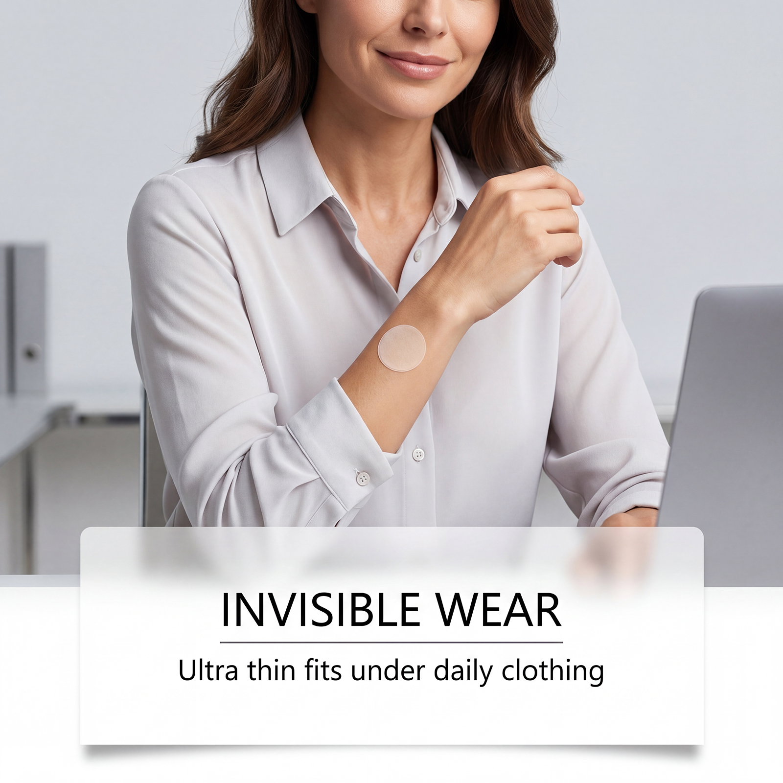 Hand Tremor Patch Gentle Skin Friendly Invisible Comfort Fits Wrist Easy Carry Help Hand Stabilize