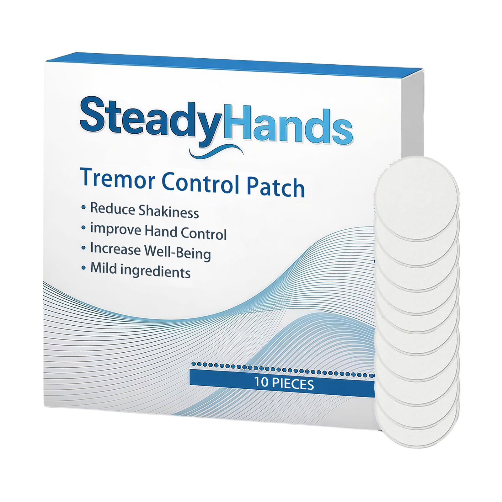 Hand Tremor Patch Gentle Skin Friendly Invisible Comfort Fits Wrist Easy Carry Help Hand Stabilize