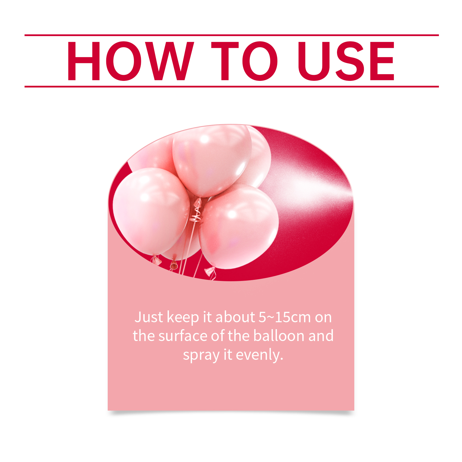 Balloon Shine Spray Creates Party Atmosphere Decor Easy To Apply Glossy Latex Balloon
