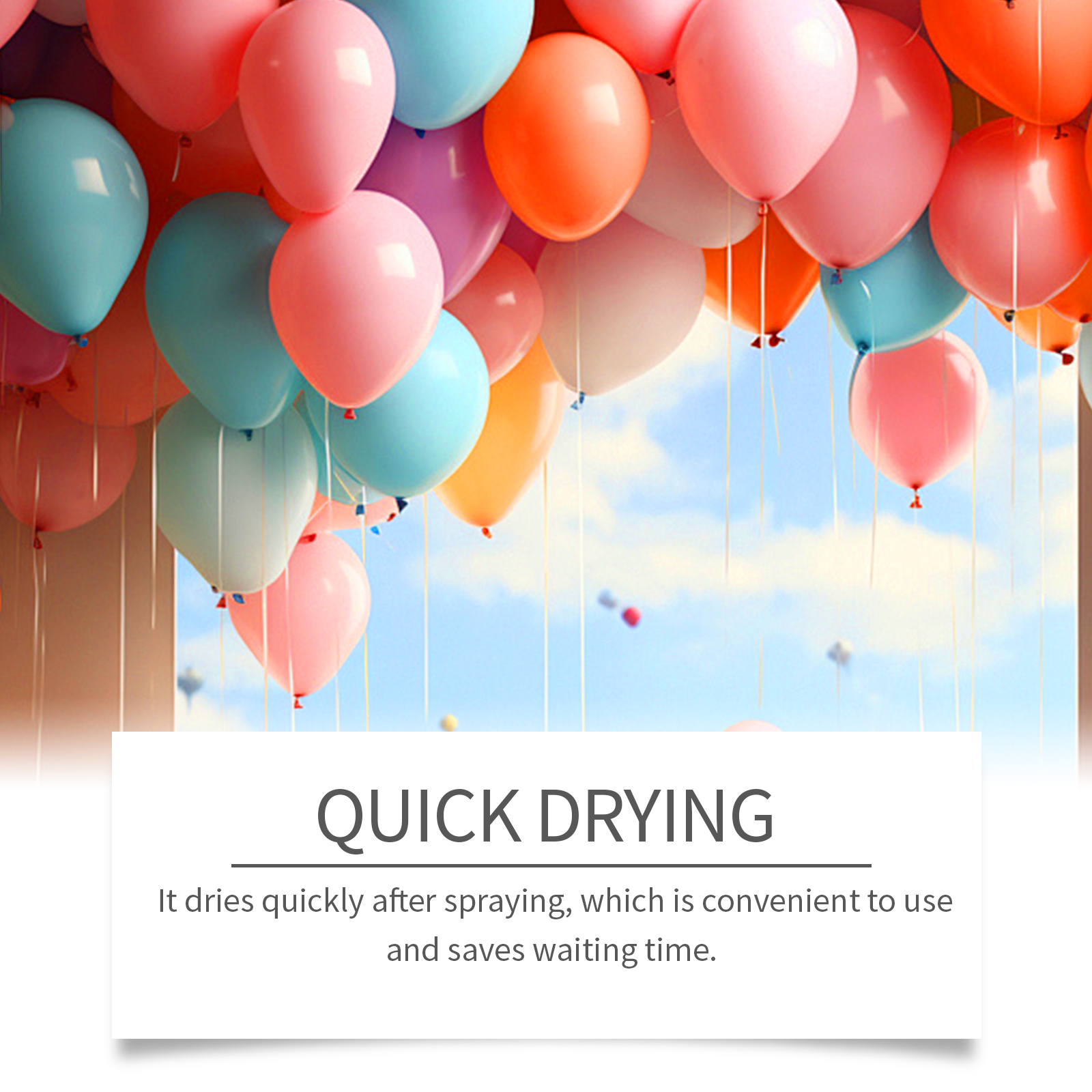 Balloon Shine Spray Creates Party Atmosphere Decor Easy To Apply Glossy Latex Balloon