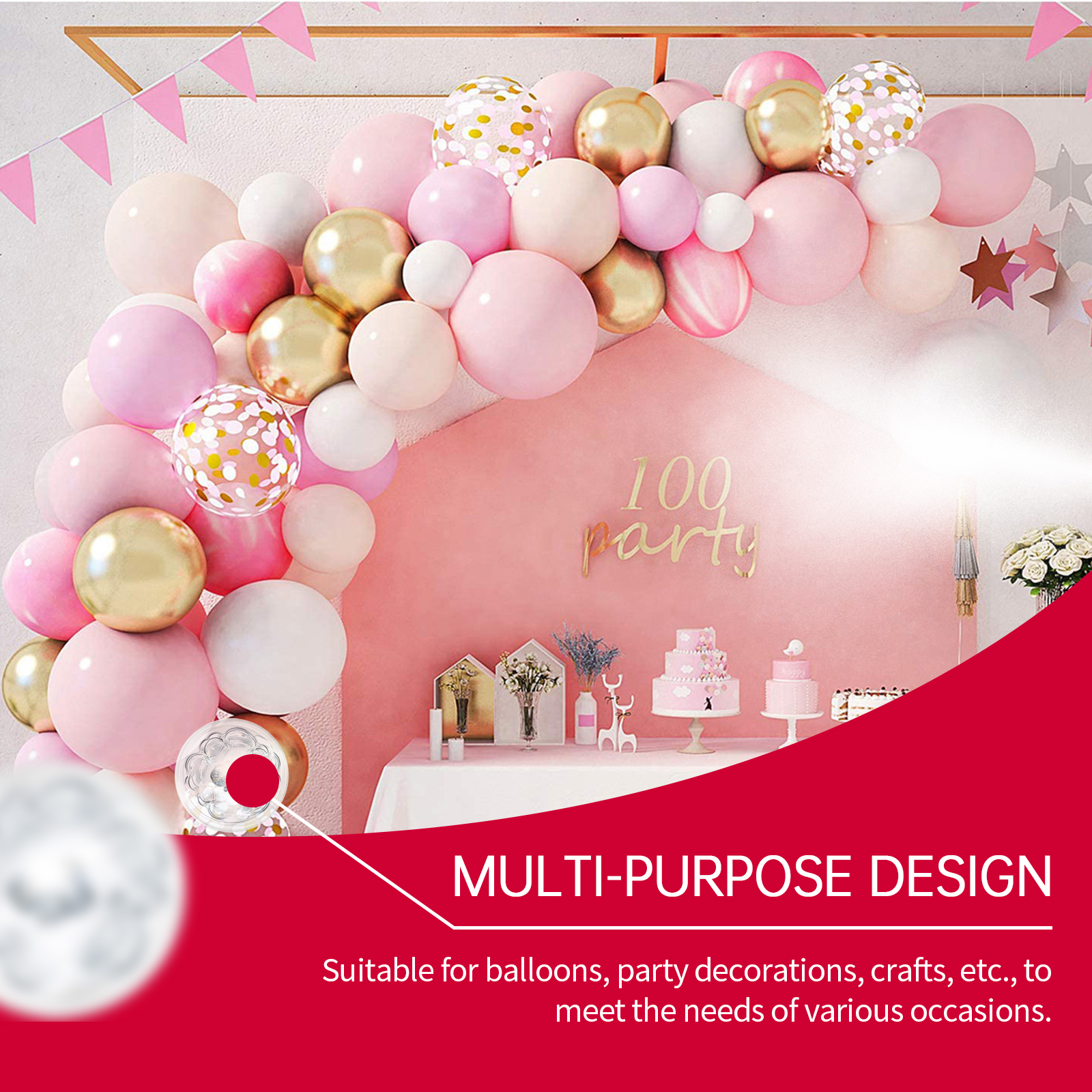 Balloon Shine Spray Creates Party Atmosphere Decor Easy To Apply Glossy Latex Balloon