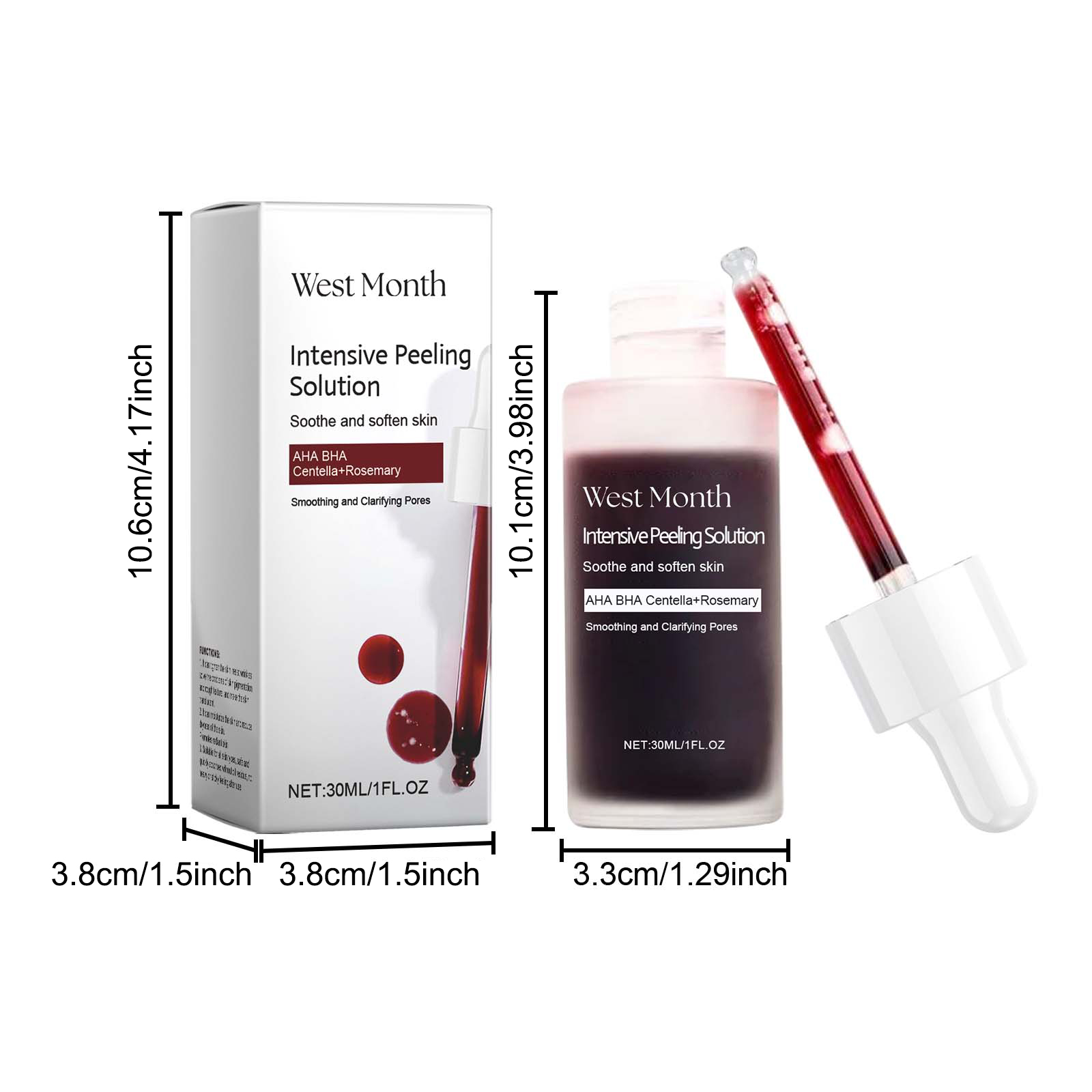 Exfoliating Brightening Dullness Serum Moisturizing Cleansing Hydrating Antiwrinkle Brightening Facial Skin Care