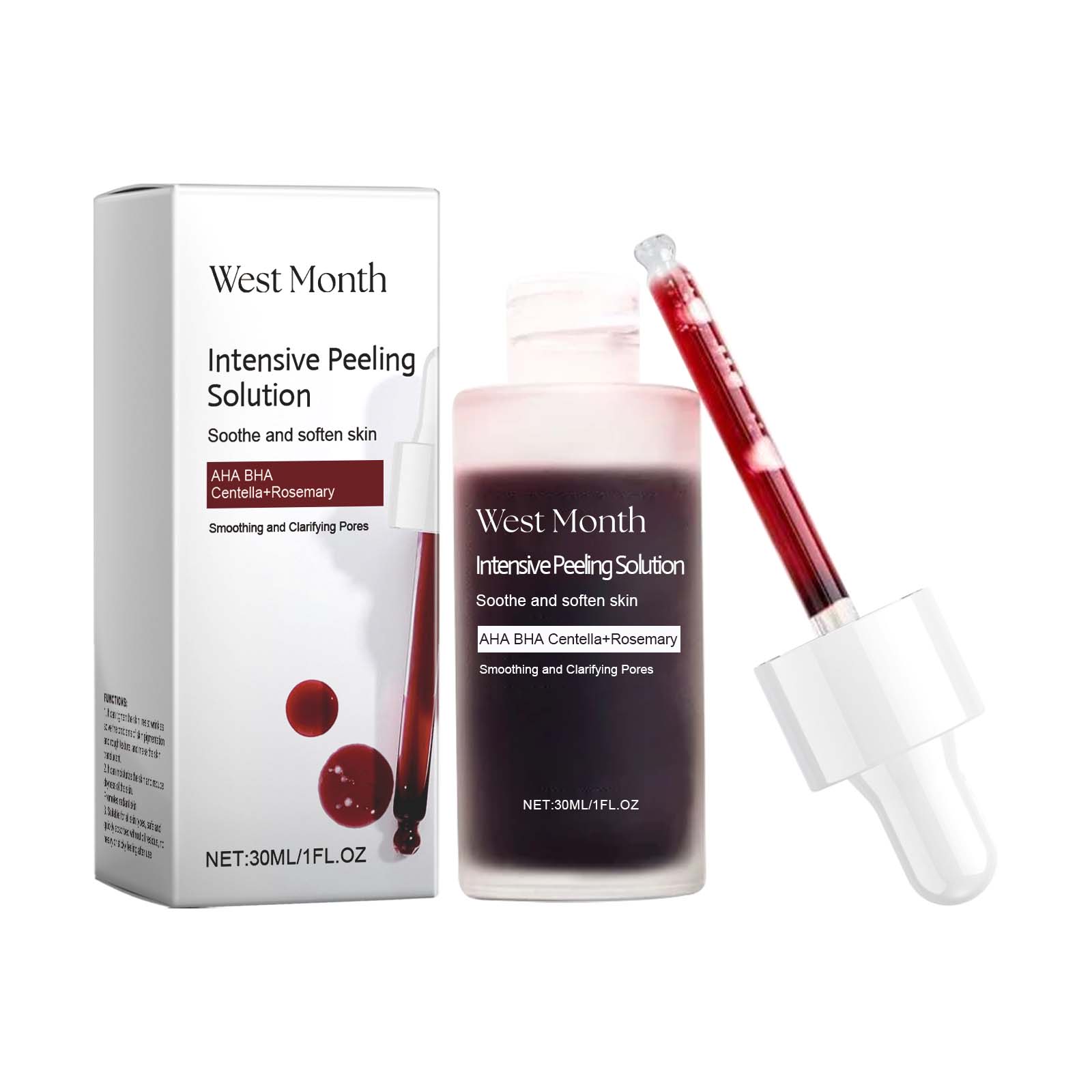 Exfoliating Brightening Dullness Serum Moisturizing Cleansing Hydrating Antiwrinkle Brightening Facial Skin Care