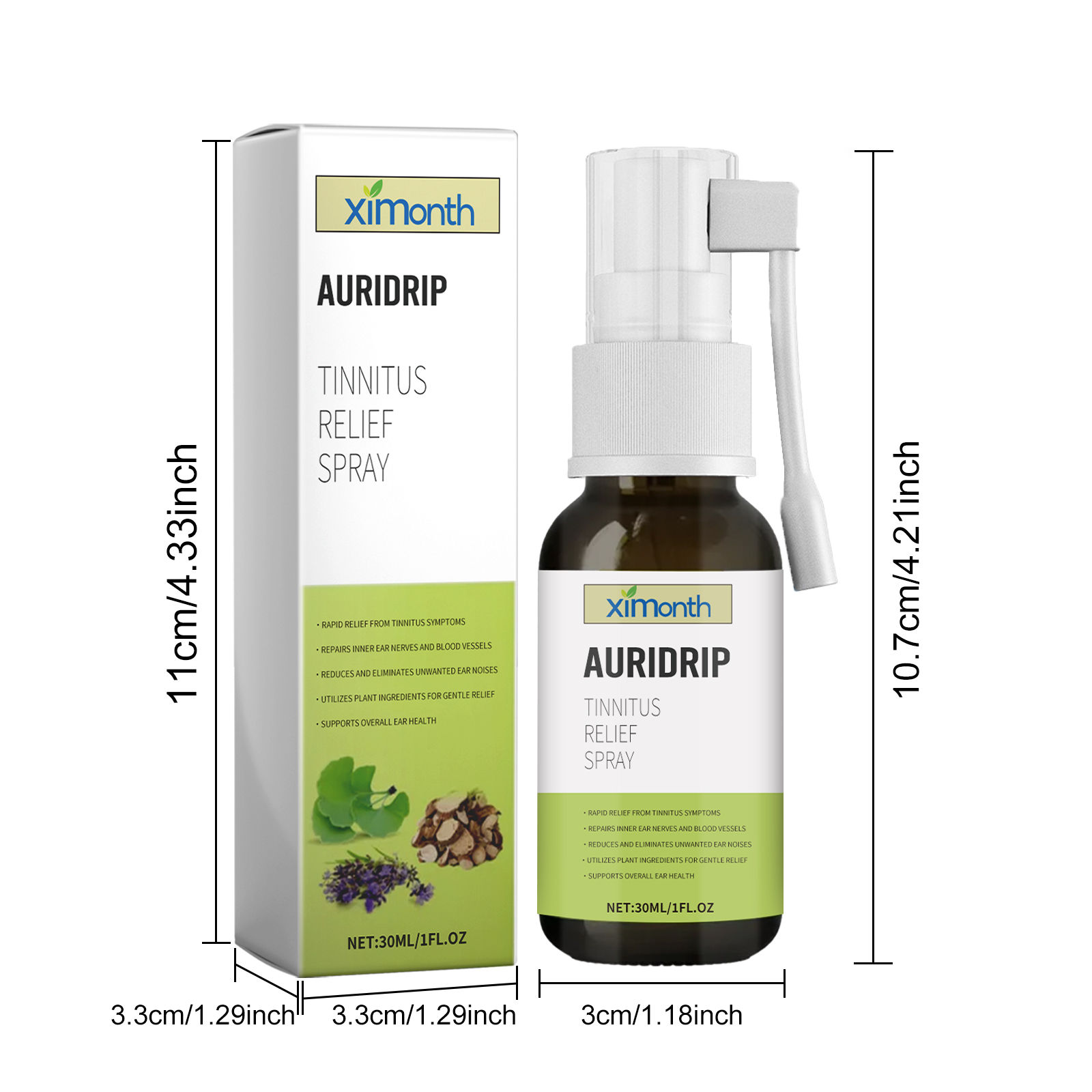 Tinnitus Relief Spray Earwax Removal Soothing Ear Care For Ear Ringing And Discomfort Daily Hearing Support