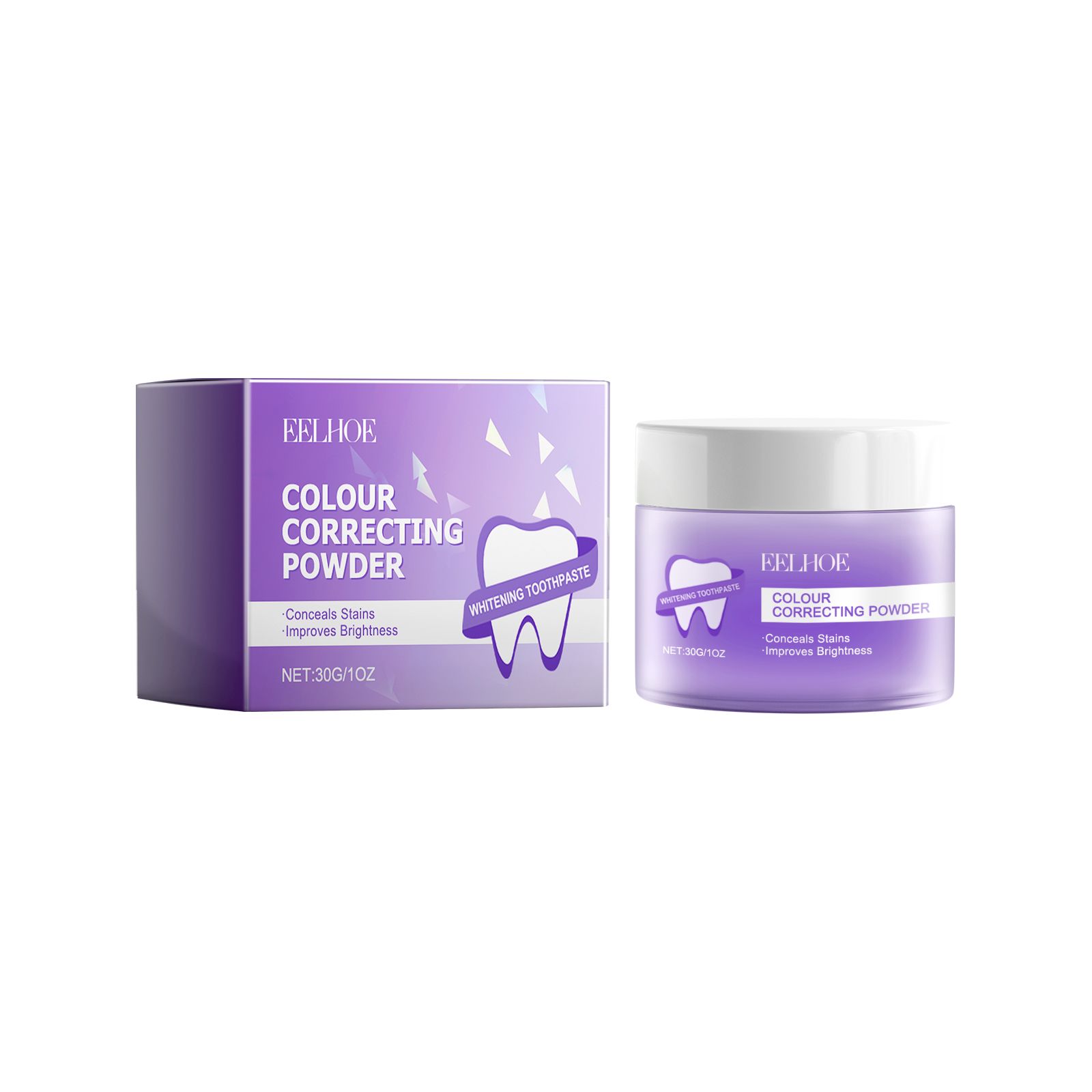 Teeth Whitening Powder Gentle Cleaning Fresh Breath Daily Oral Care