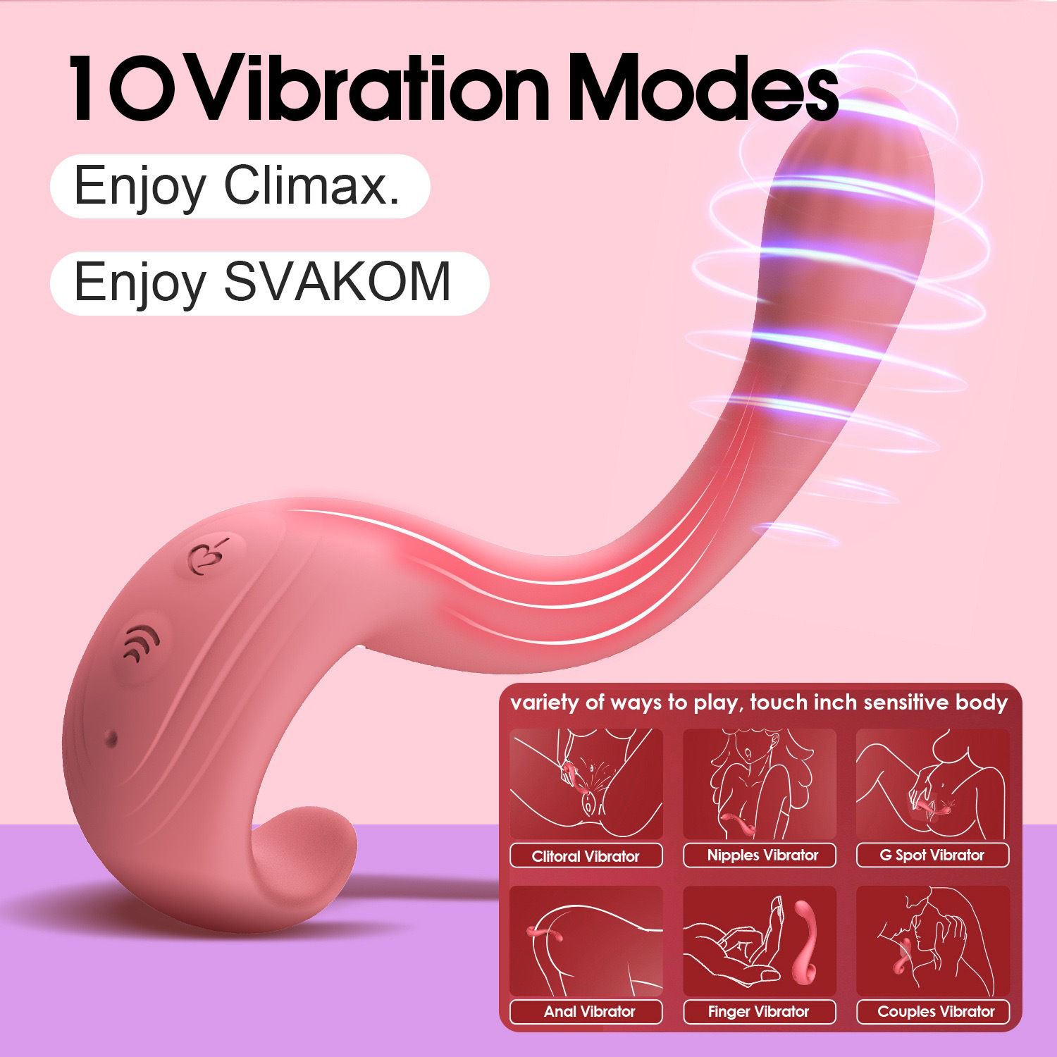 G-Spot Vibrator For Women Sex Toys Wand Masturbator Clitoral Stimulation Egg Dildo Couples Adult Night Pleasure